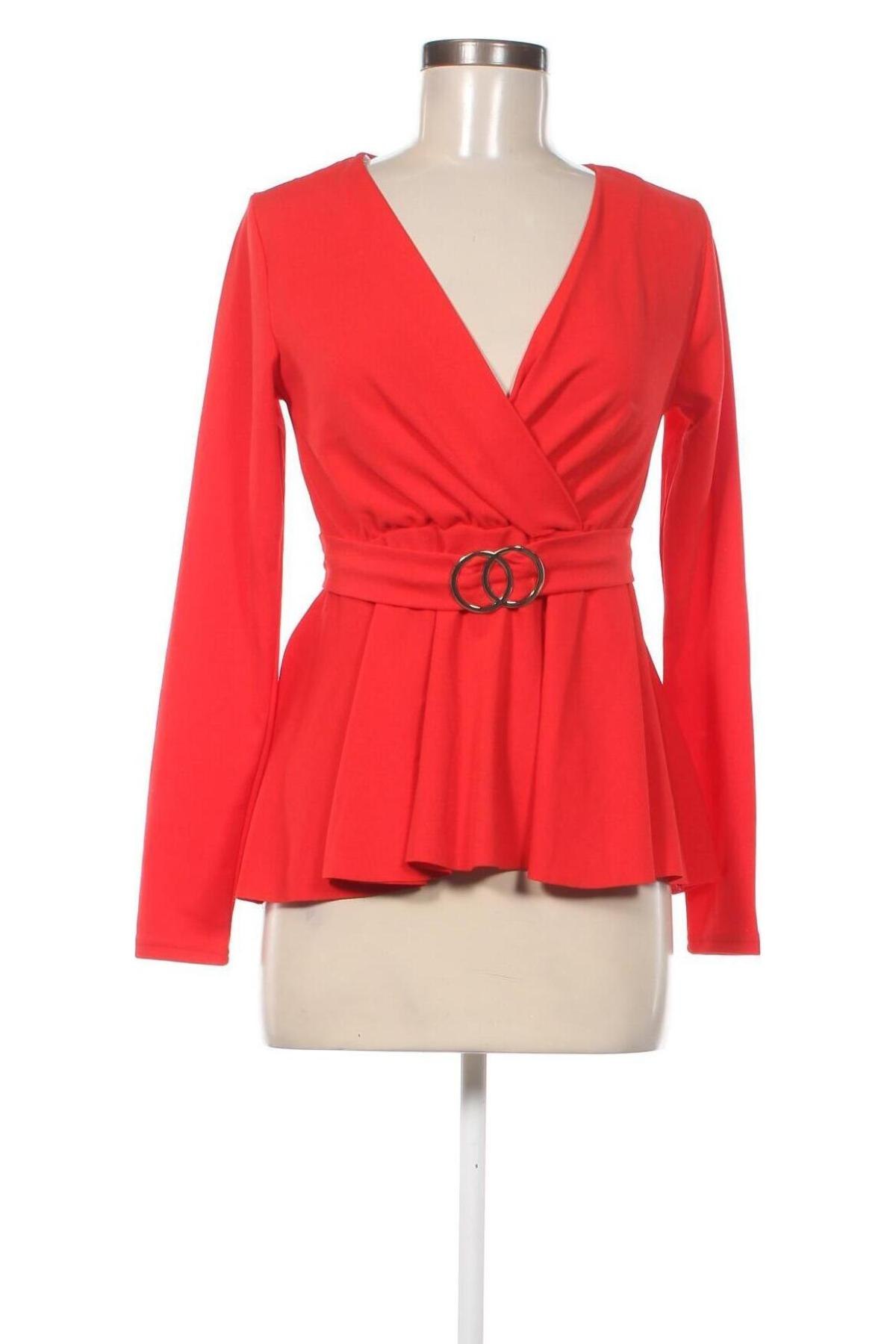 Дамска блуза Amisu, Размер S, Цвят Червен, Цена 9,76 лв.