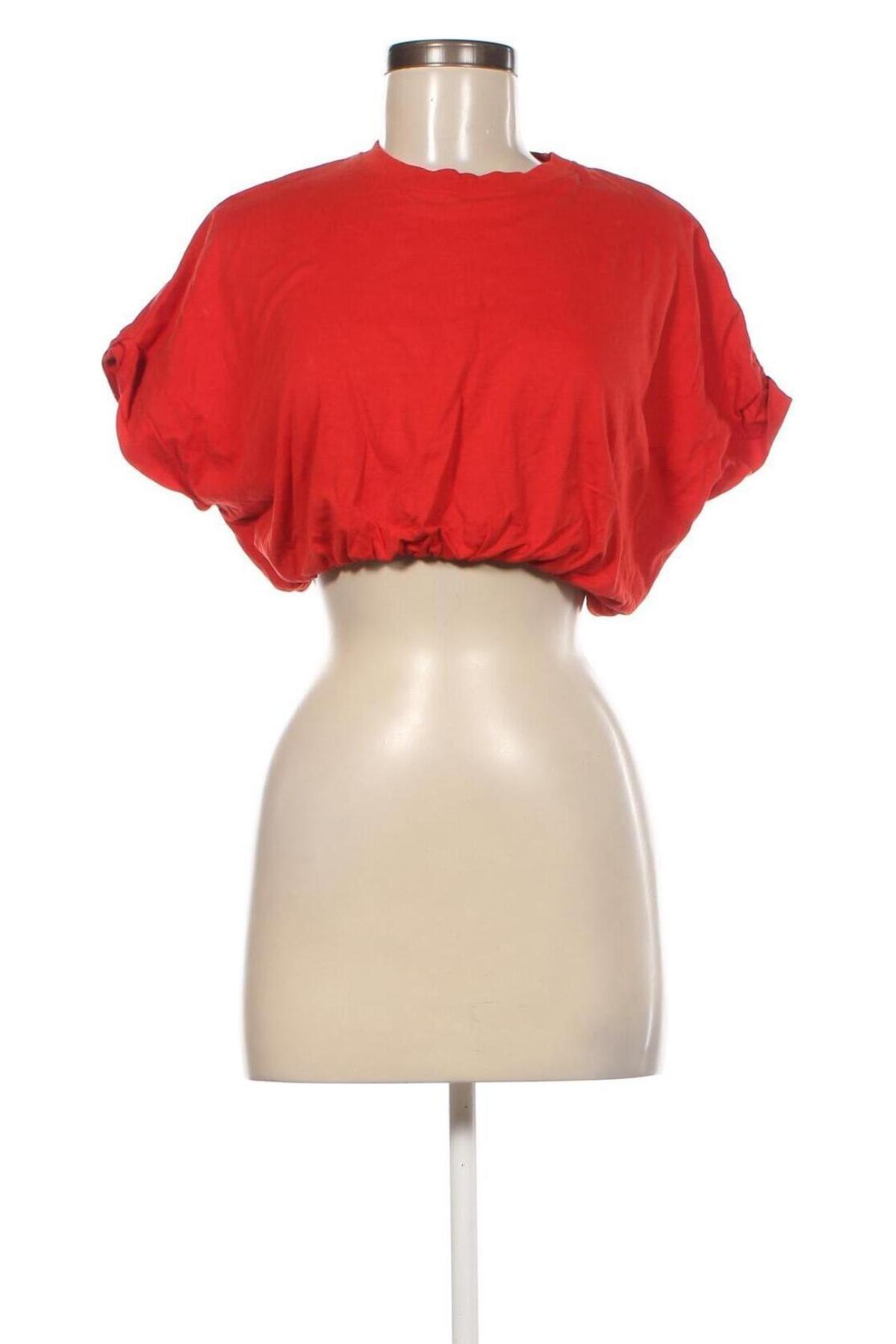 Damen Shirt Bershka, Größe S, Farbe Rot, Preis € 6,03