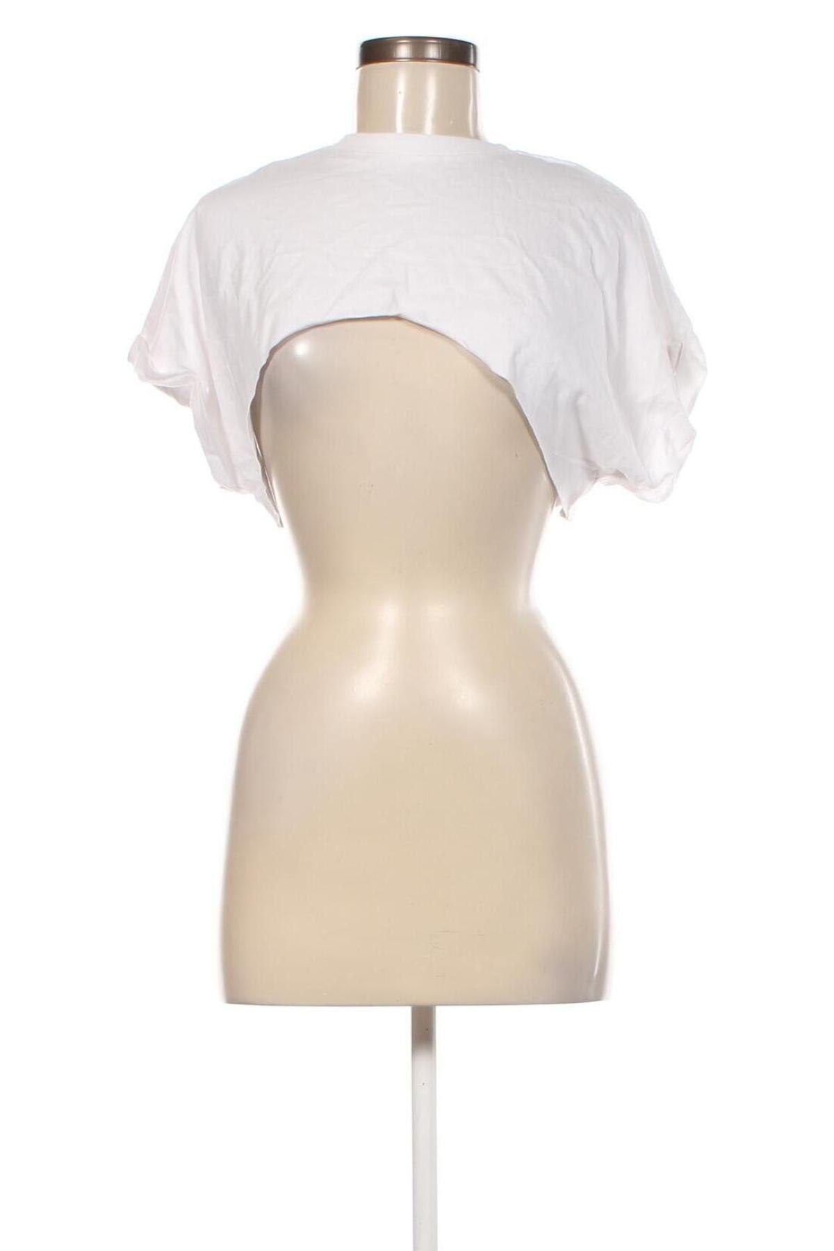 Γυναικεία μπλούζα Bershka, Μέγεθος XS, Χρώμα Λευκό, Τιμή 2,40 €