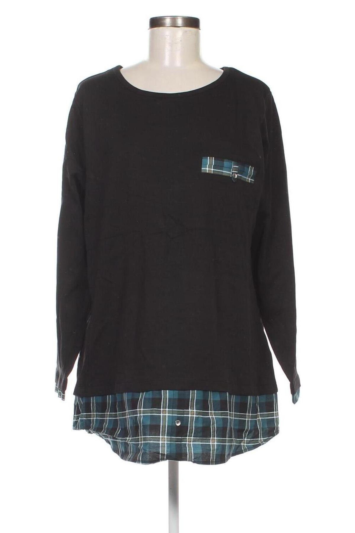 Γυναικεία μπλούζα Bpc Bonprix Collection, Μέγεθος XL, Χρώμα Μαύρο, Τιμή 4,70 €