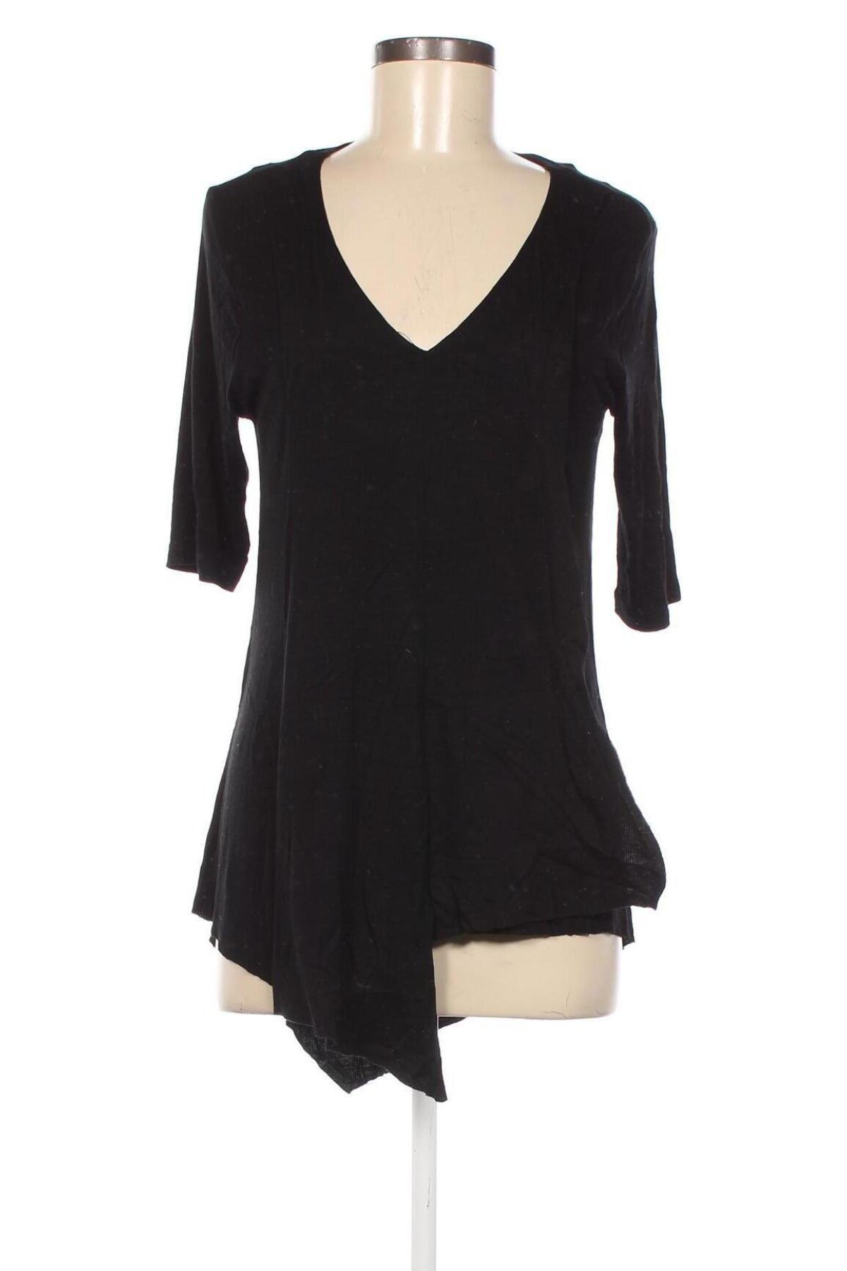 Γυναικεία μπλούζα Cable & Gauge, Μέγεθος M, Χρώμα Μαύρο, Τιμή 3,29 €