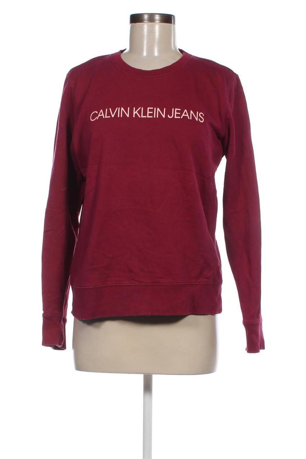 Γυναικεία μπλούζα Calvin Klein Jeans, Μέγεθος L, Χρώμα Κόκκινο, Τιμή 13,99 €