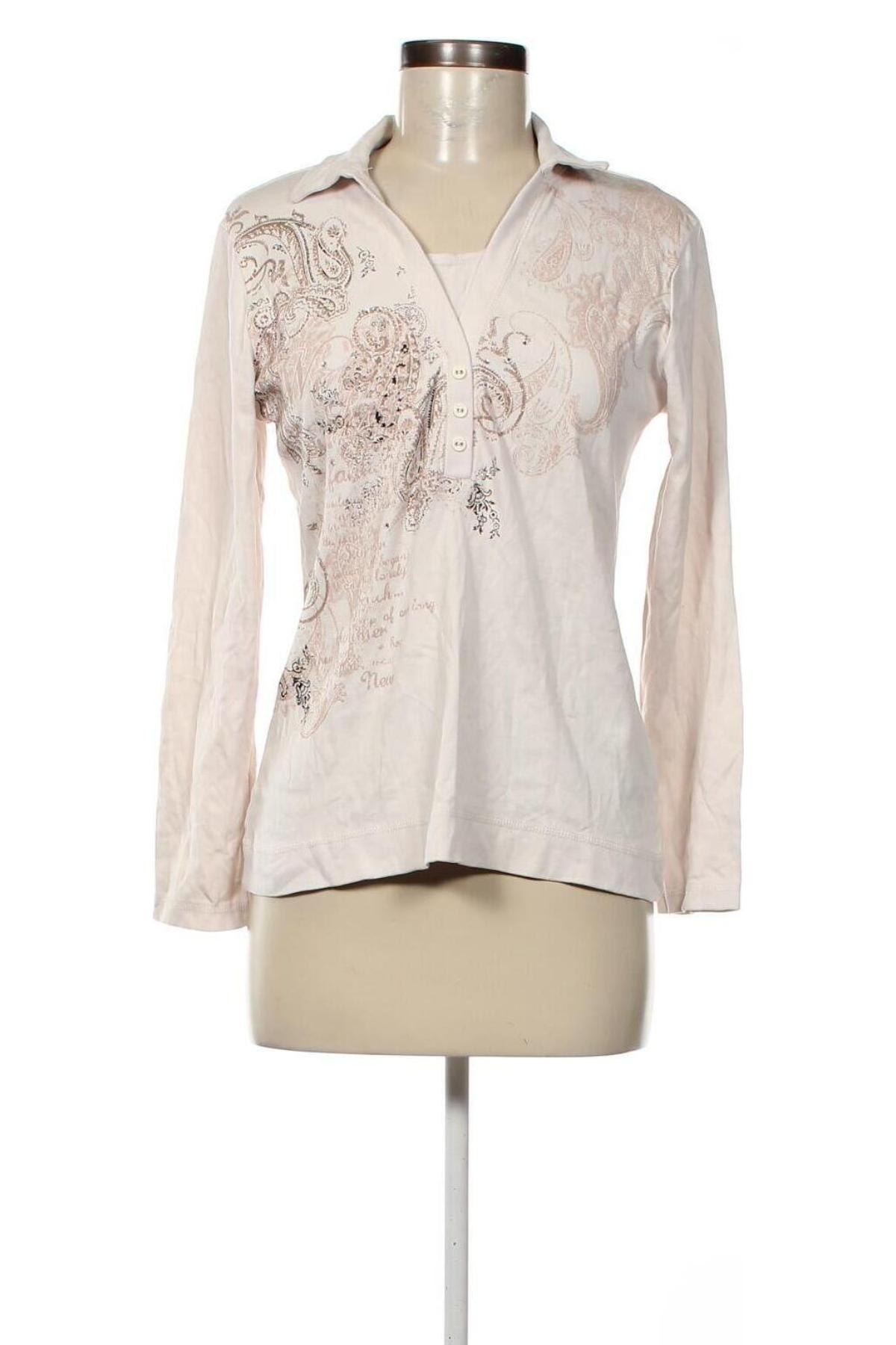 Γυναικεία μπλούζα Canda, Μέγεθος S, Χρώμα Εκρού, Τιμή 18,45 €