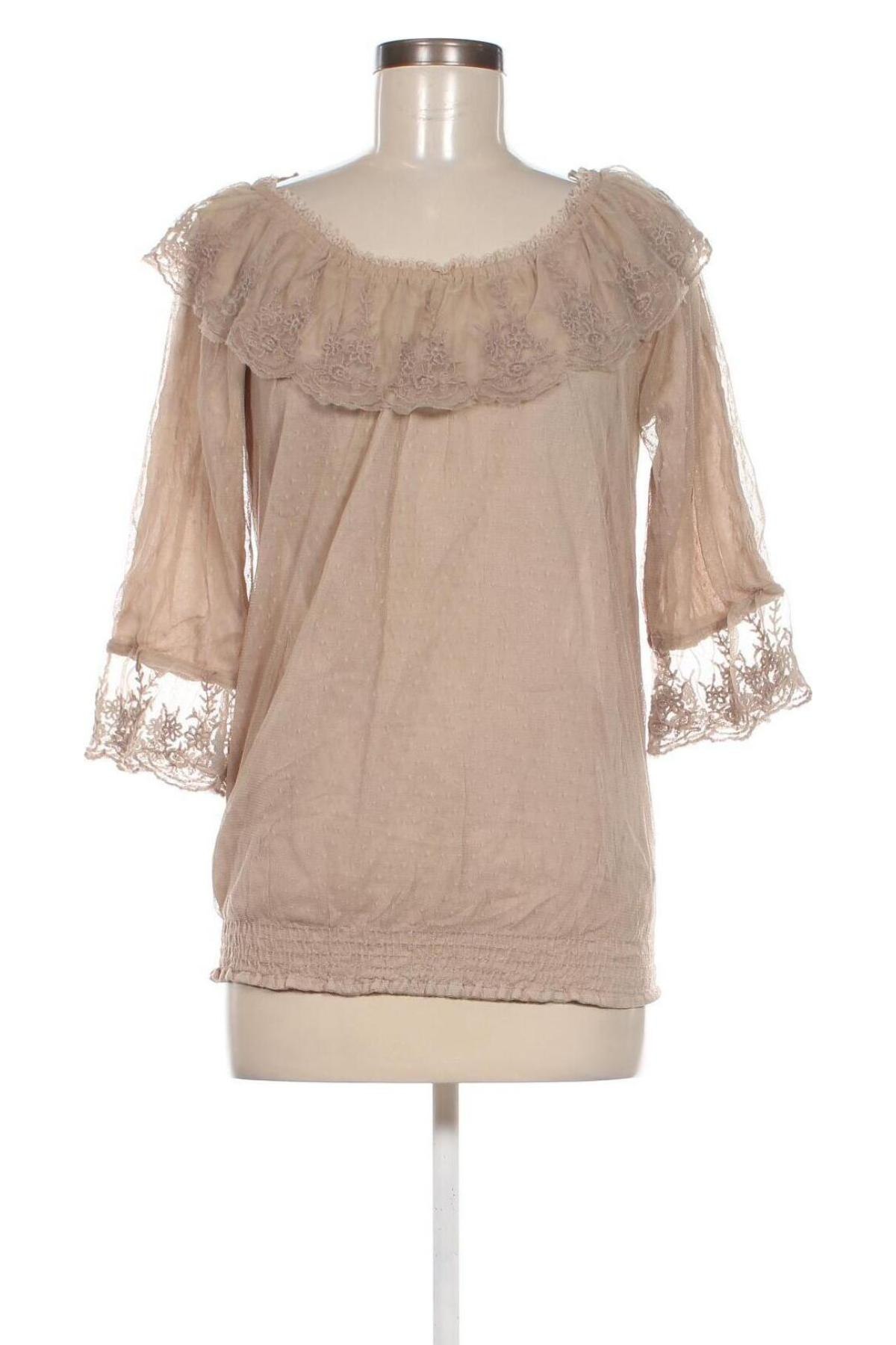 Damen Shirt Cream, Größe S, Farbe Beige, Preis € 13,36