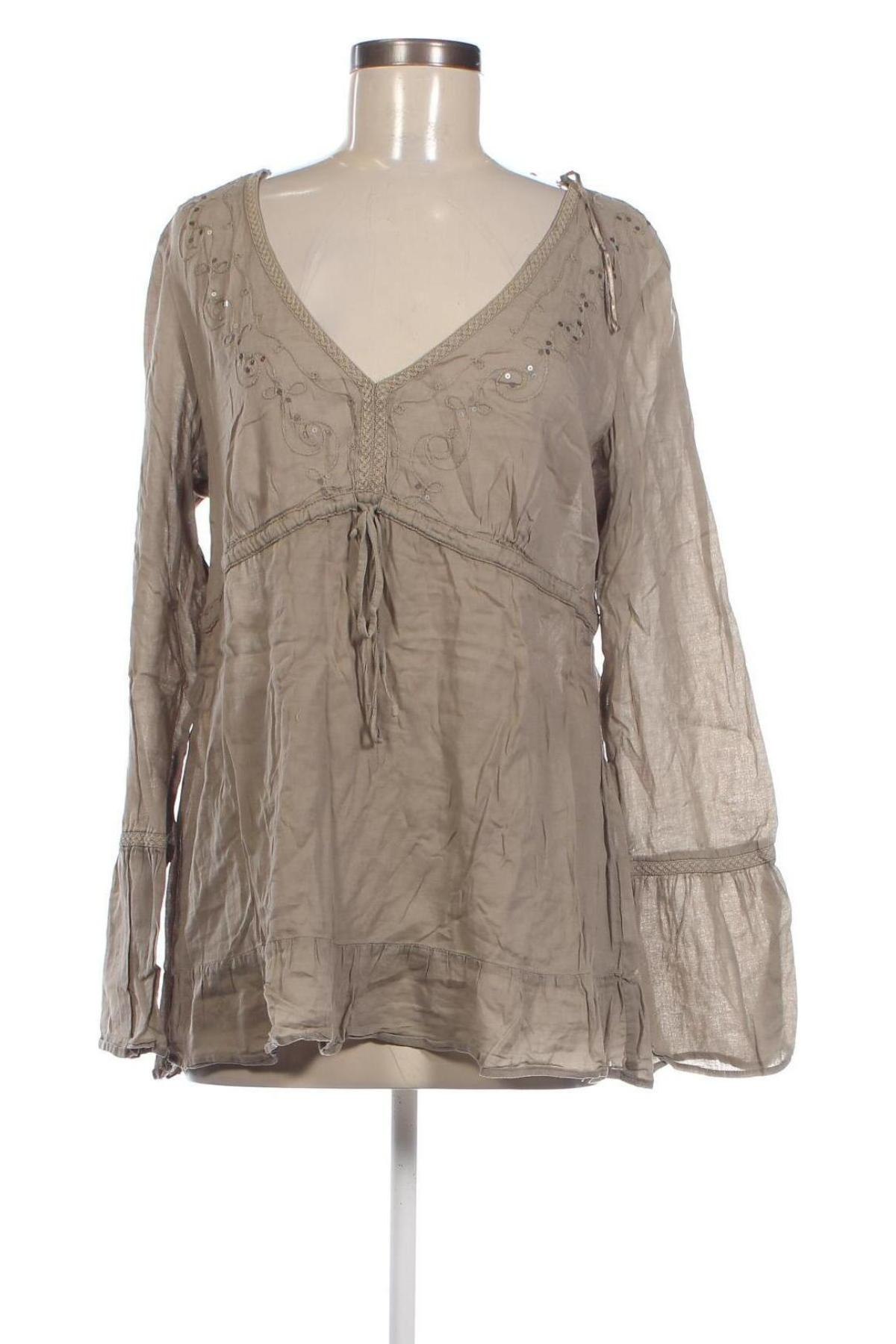 Дамска блуза Esprit, Размер XL, Цвят Кафяв, Цена 19,94 лв.