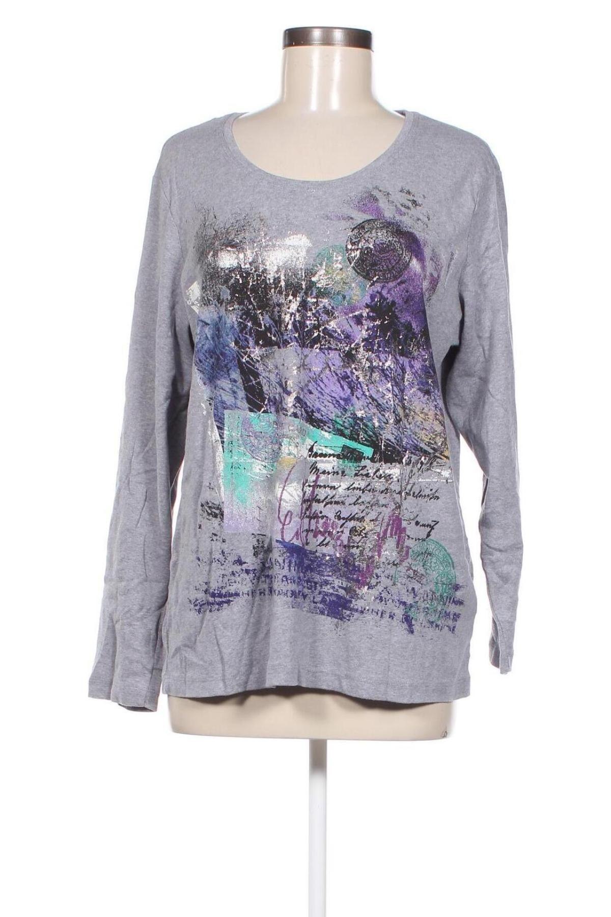 Γυναικεία μπλούζα G.W., Μέγεθος XL, Χρώμα Γκρί, Τιμή 29,69 €