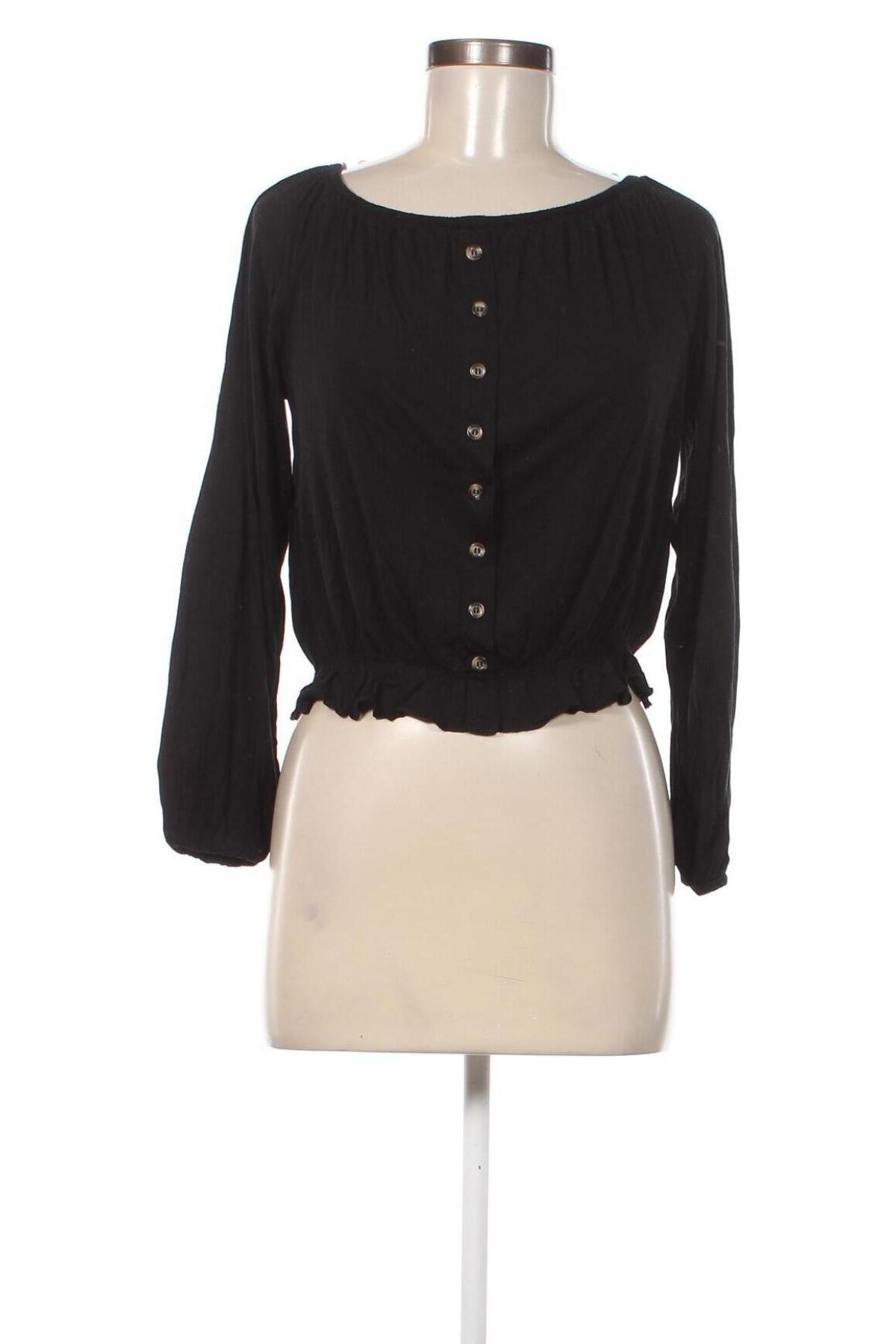 Γυναικεία μπλούζα H&M, Μέγεθος S, Χρώμα Μαύρο, Τιμή 5,25 €