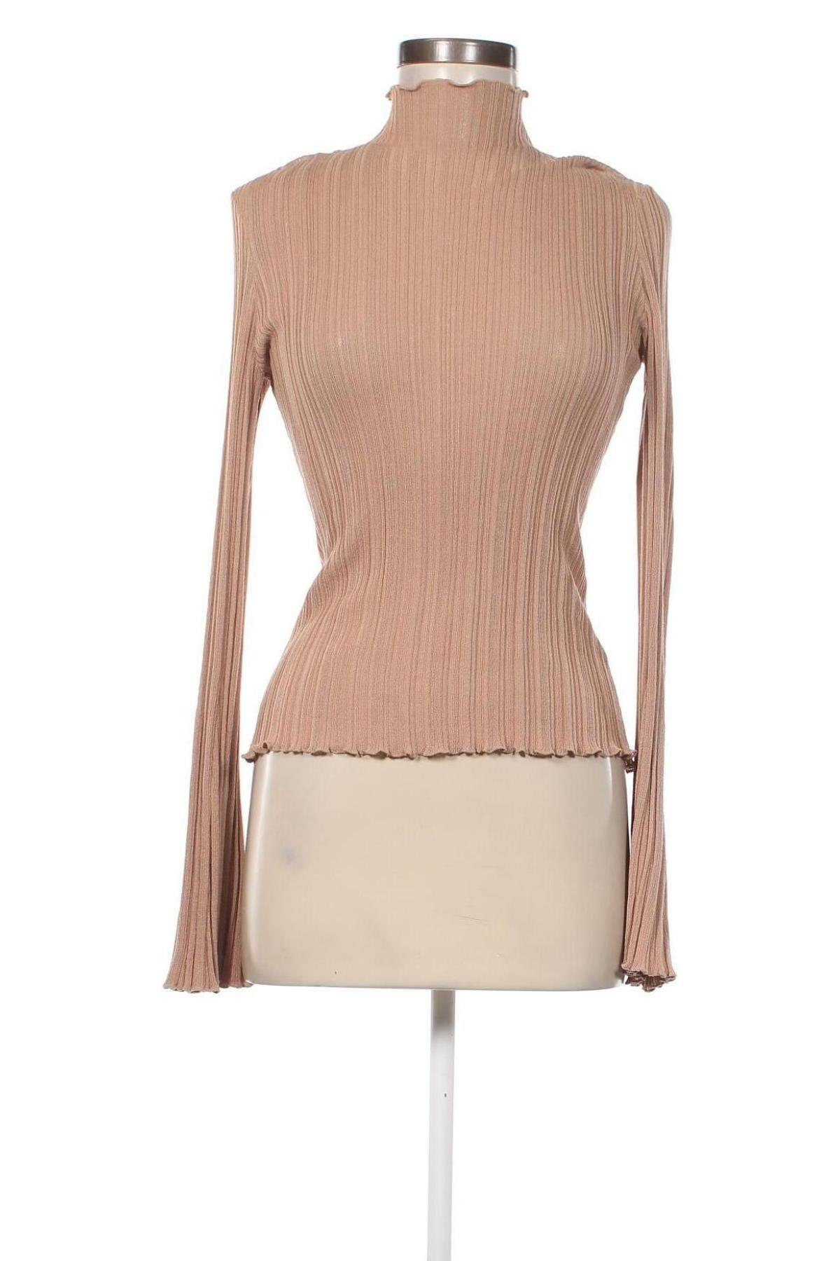 Γυναικεία μπλούζα H&M, Μέγεθος L, Χρώμα  Μπέζ, Τιμή 18,47 €