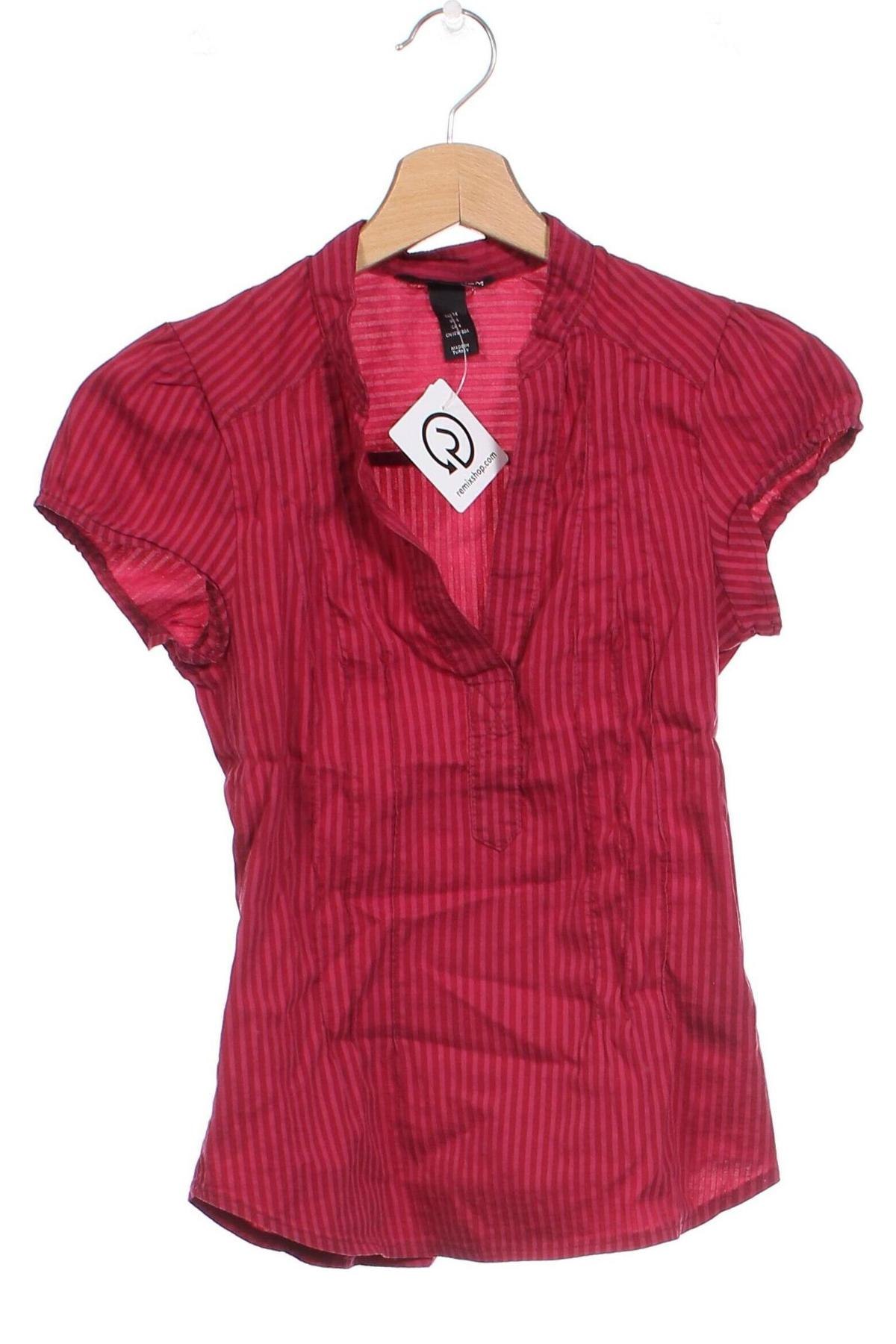 Damen Shirt H&M, Größe XS, Farbe Rosa, Preis 4,96 €