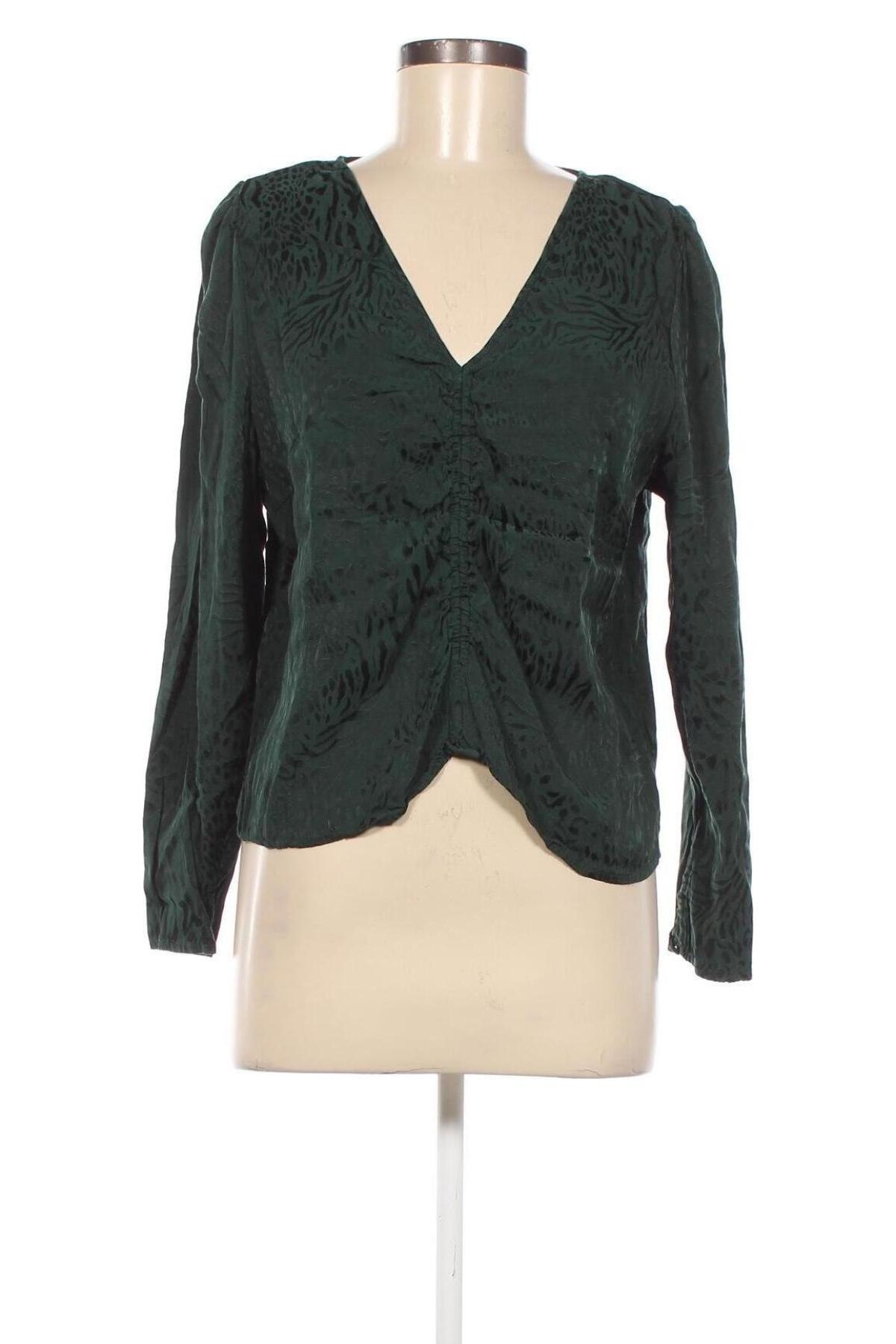 Дамска блуза H&M, Размер XL, Цвят Зелен, Цена 7,60 лв.