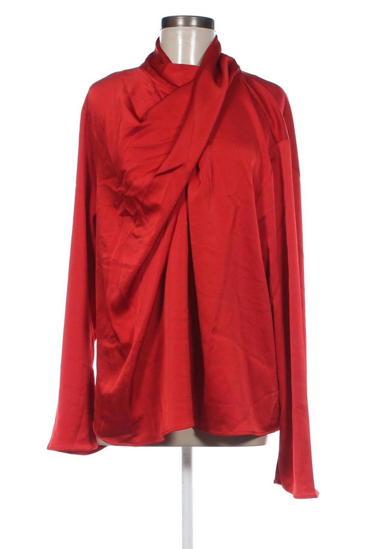 Дамска блуза H&M, Размер XXL, Цвят Червен, Цена 19,00 лв.
