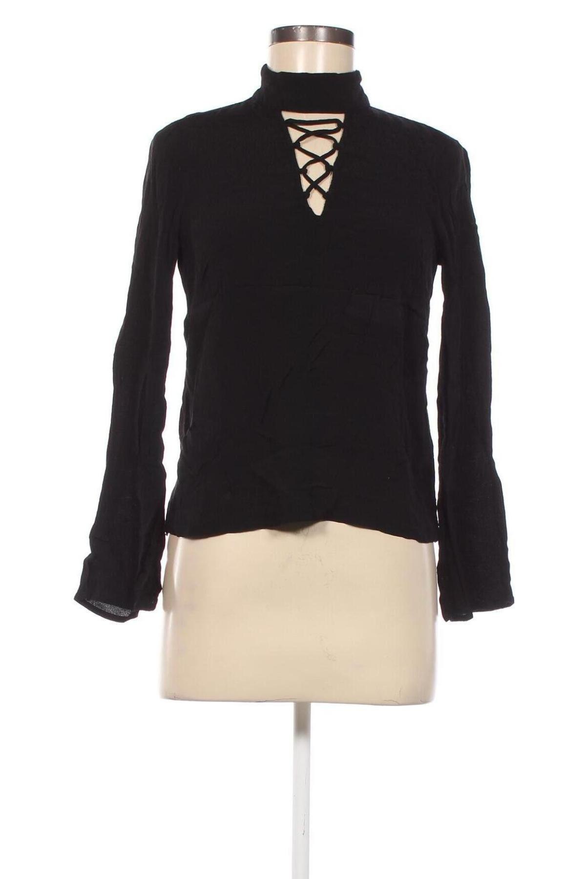 Дамска блуза H&M Divided, Размер XS, Цвят Черен, Цена 4,75 лв.