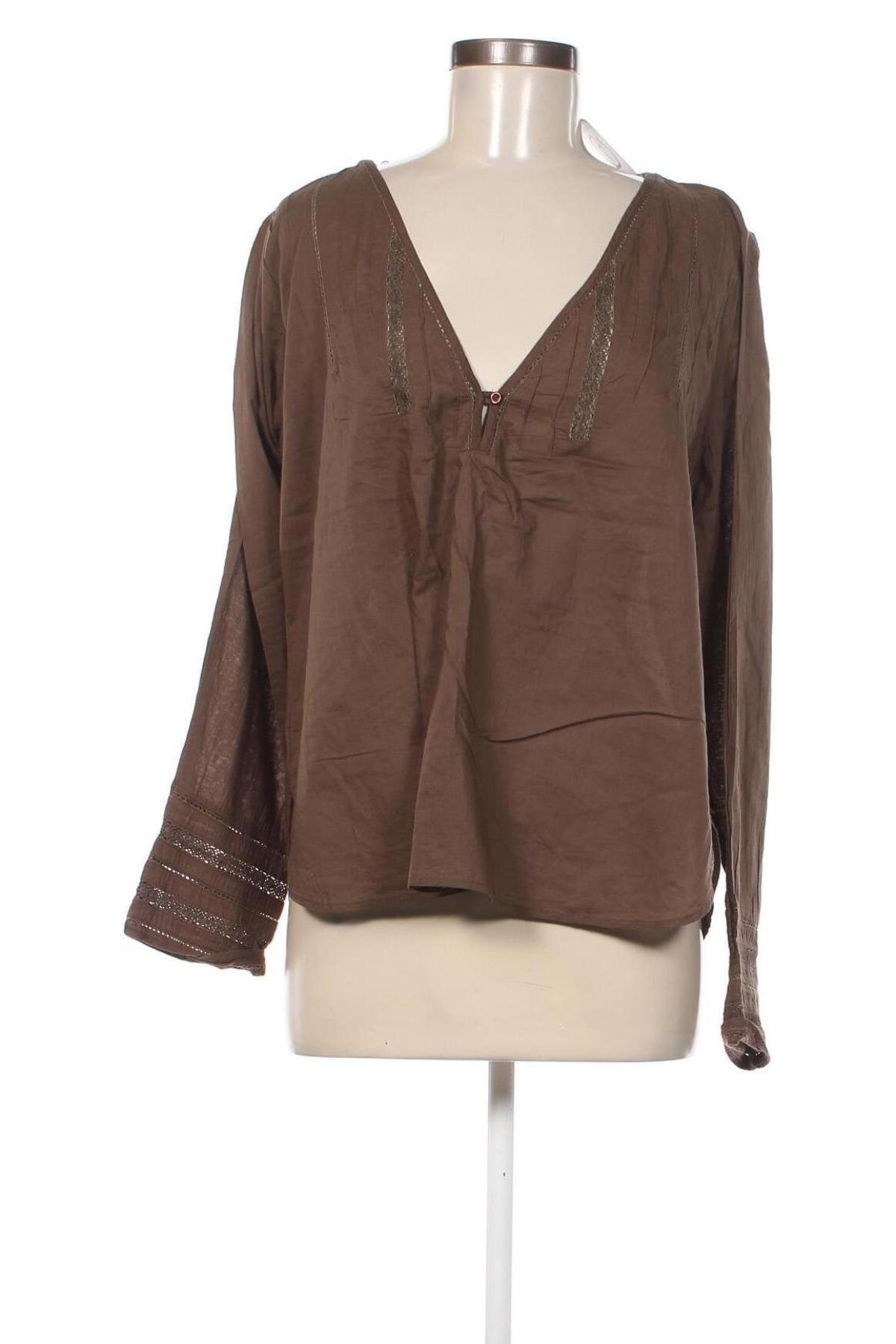 Γυναικεία μπλούζα High Sierra, Μέγεθος XL, Χρώμα Καφέ, Τιμή 5,53 €