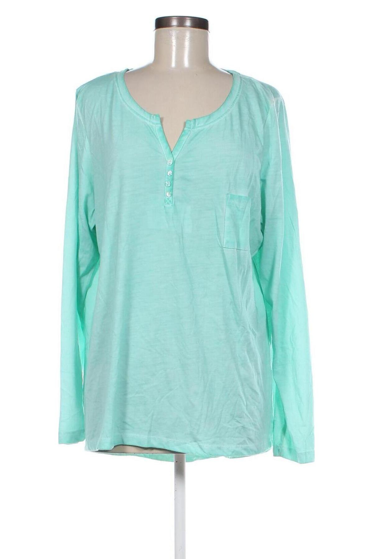 Дамска блуза Janina, Размер XXL, Цвят Зелен, Цена 19,00 лв.