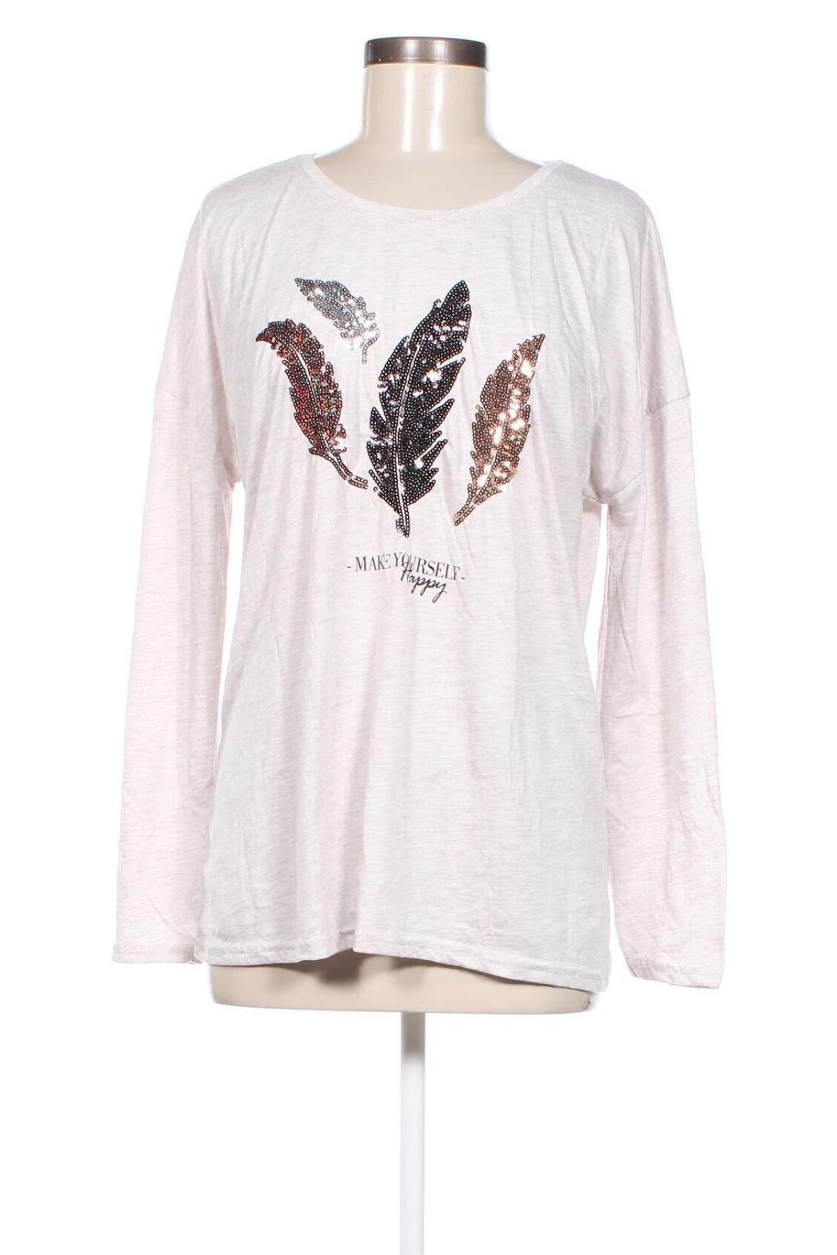 Damen Shirt Jean Pascale, Größe L, Farbe Beige, Preis 3,57 €