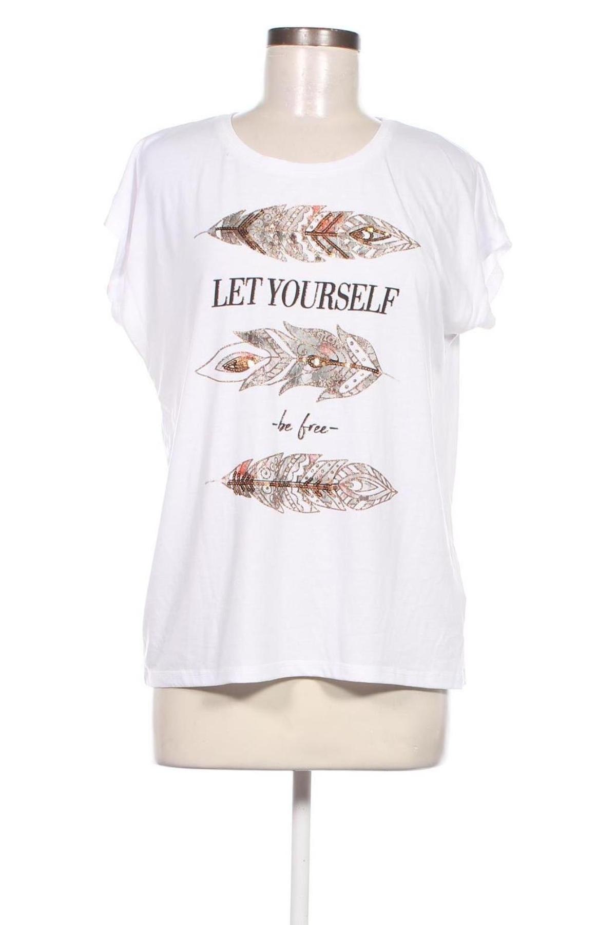 Damen Shirt Jean Pascale, Größe M, Farbe Weiß, Preis € 5,29