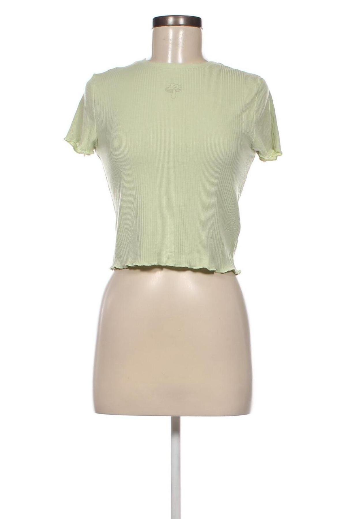 Γυναικεία μπλούζα Jennyfer, Μέγεθος L, Χρώμα Πράσινο, Τιμή 4,00 €