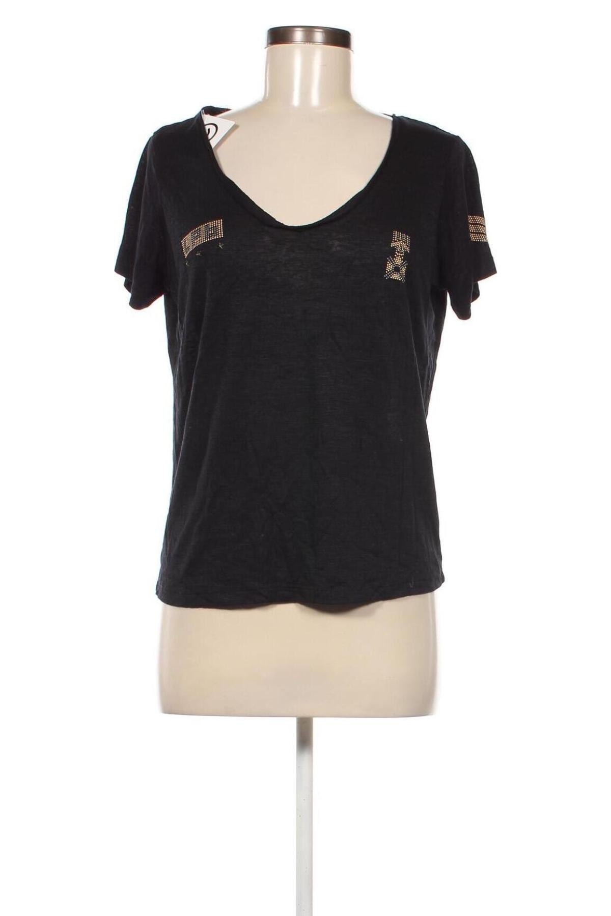 Γυναικεία μπλούζα LPB Luggage, Μέγεθος M, Χρώμα Μαύρο, Τιμή 3,15 €