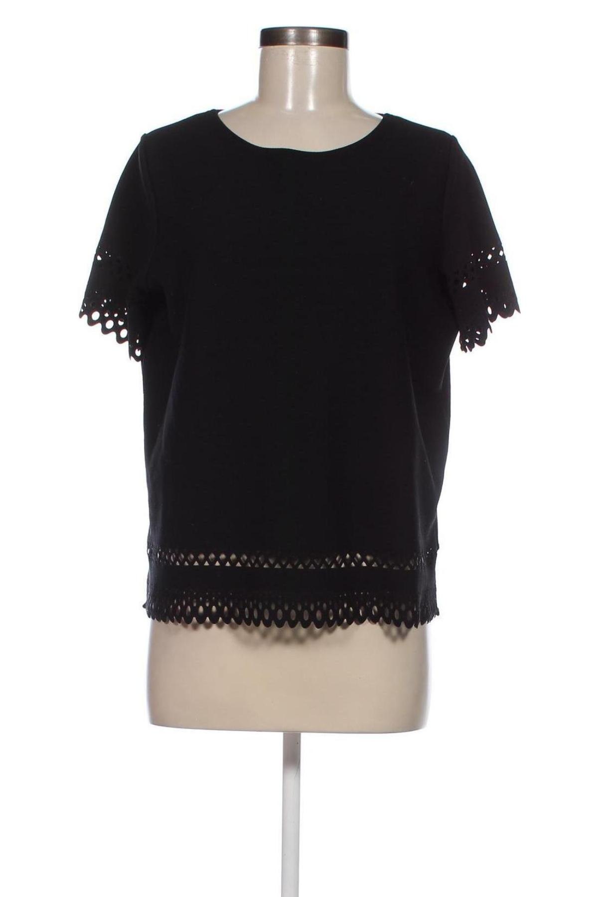 Γυναικεία μπλούζα Laura Torelli, Μέγεθος M, Χρώμα Μαύρο, Τιμή 18,47 €