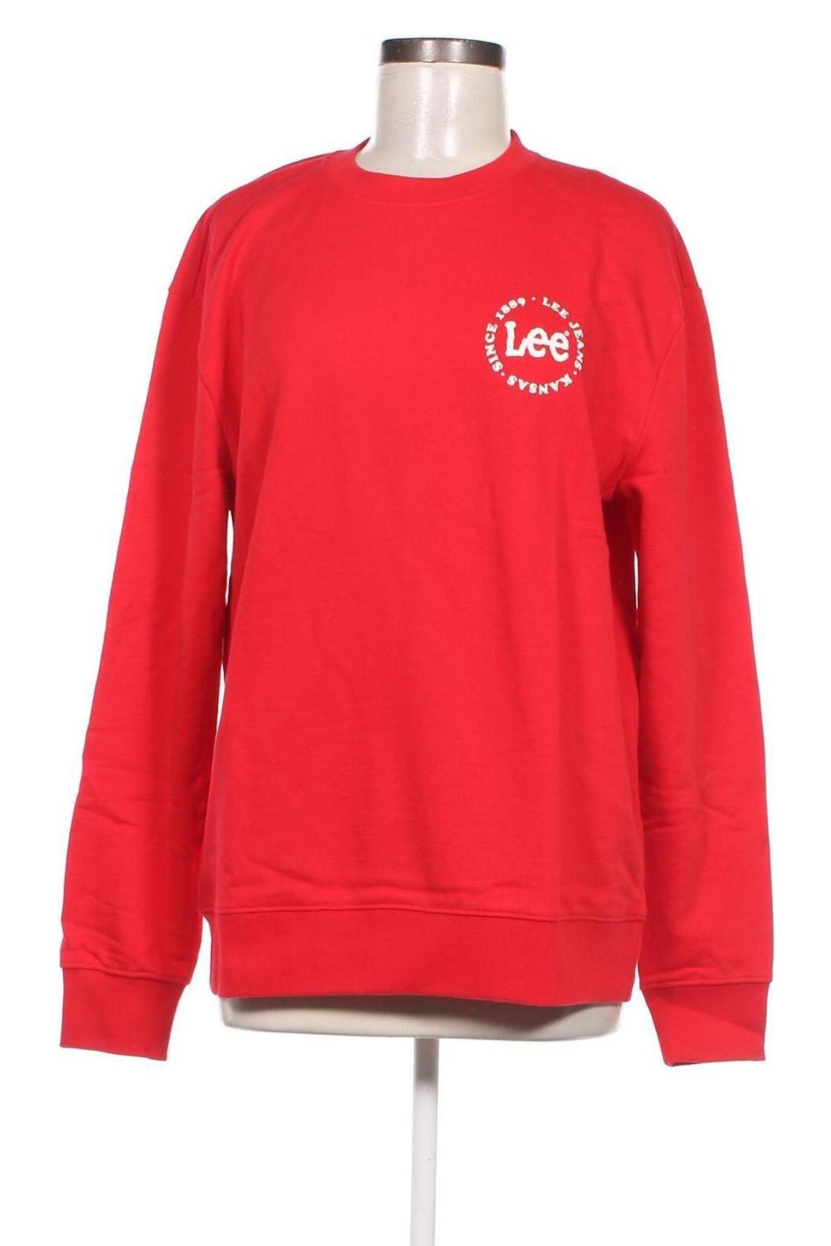 Γυναικεία μπλούζα Lee, Μέγεθος M, Χρώμα Κόκκινο, Τιμή 31,18 €