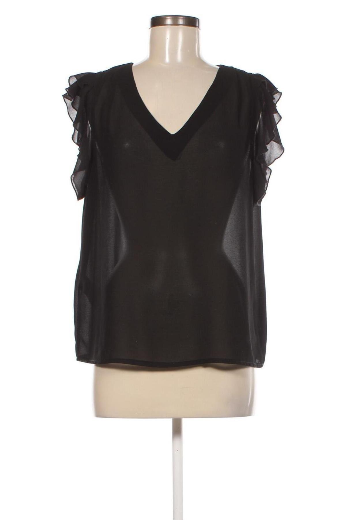 Γυναικεία μπλούζα Motivi, Μέγεθος L, Χρώμα Μαύρο, Τιμή 15,35 €