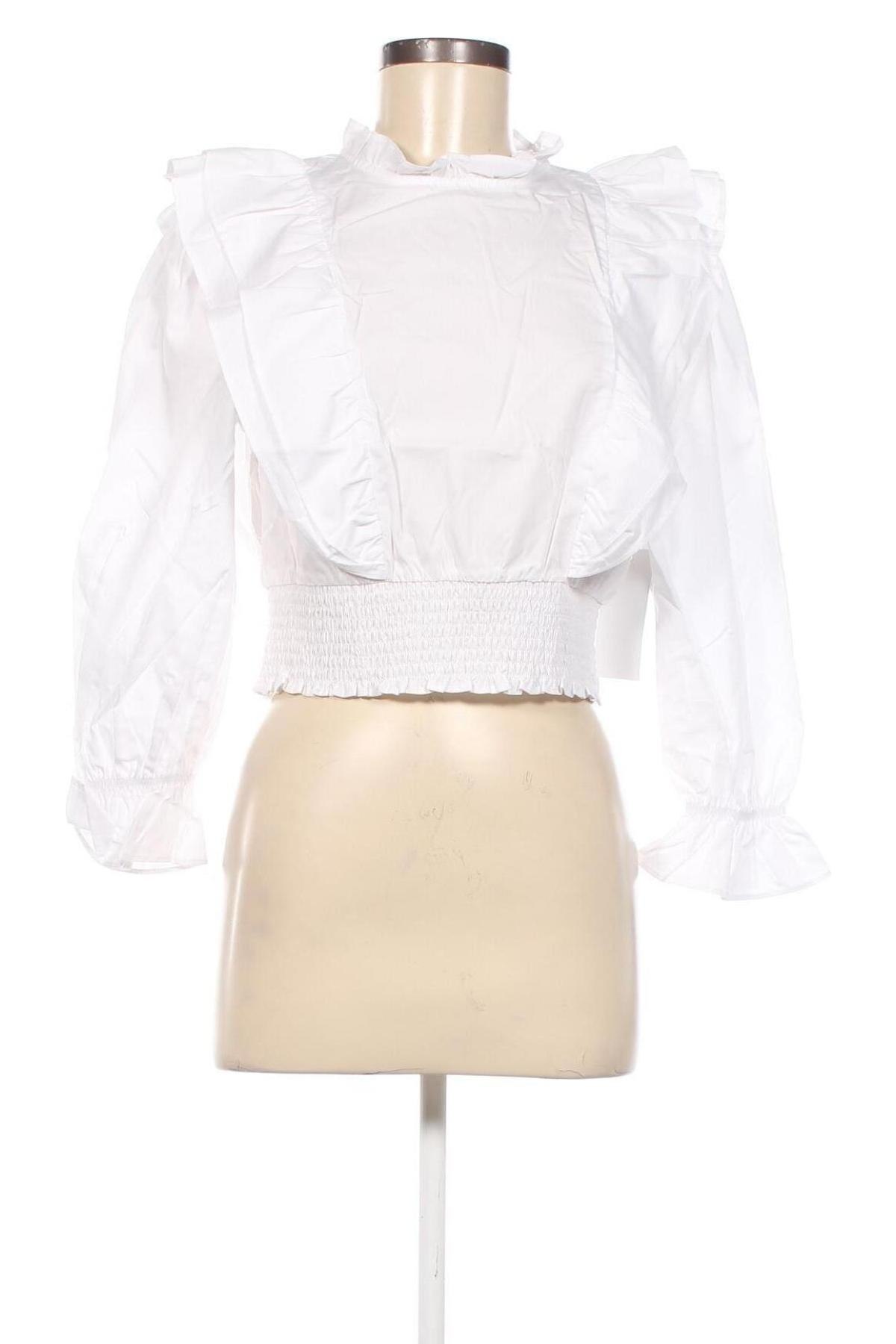 Damen Shirt NA-KD, Größe L, Farbe Weiß, Preis 21,83 €