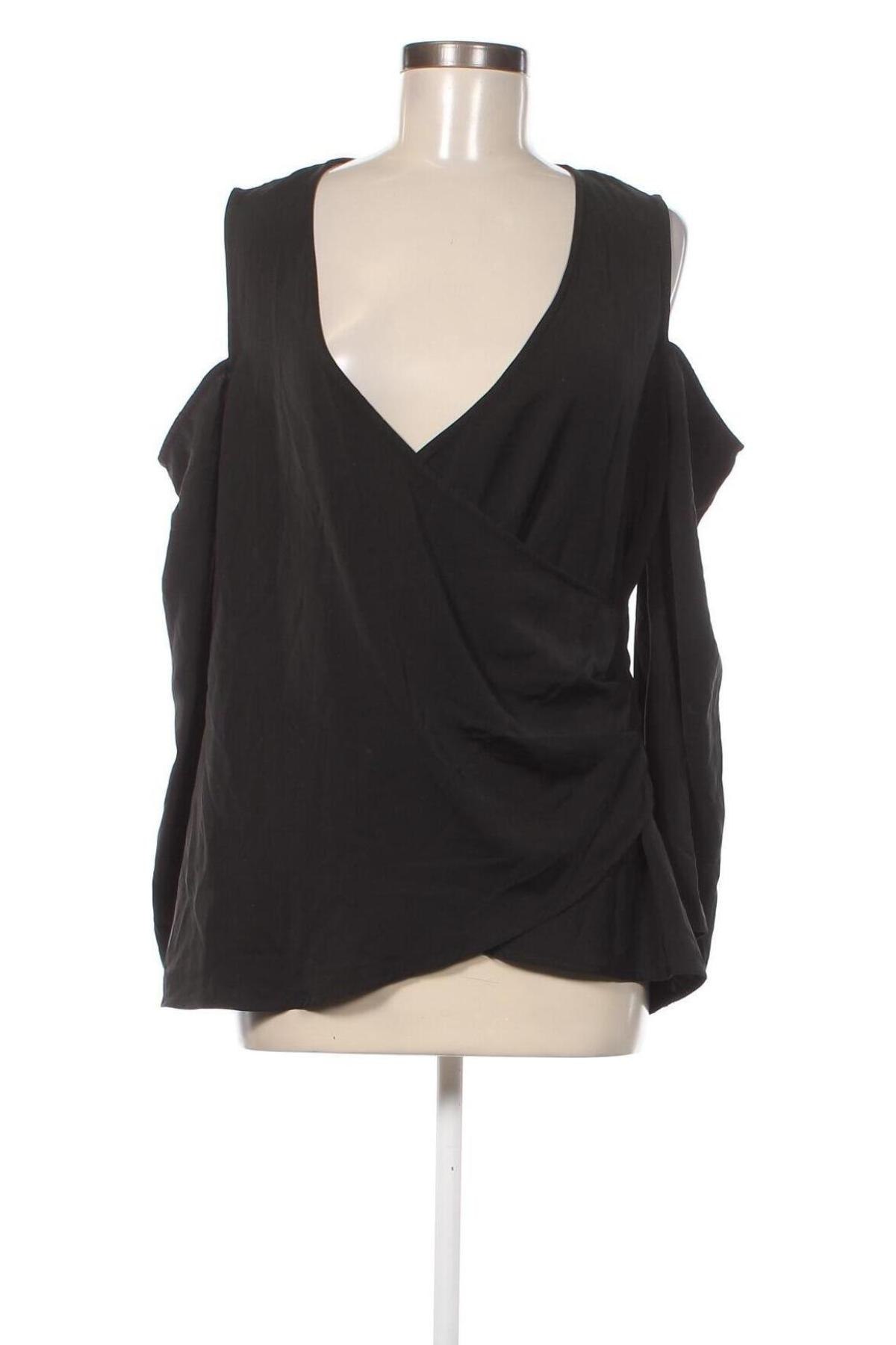 Γυναικεία μπλούζα Neon Rose, Μέγεθος M, Χρώμα Μαύρο, Τιμή 4,52 €