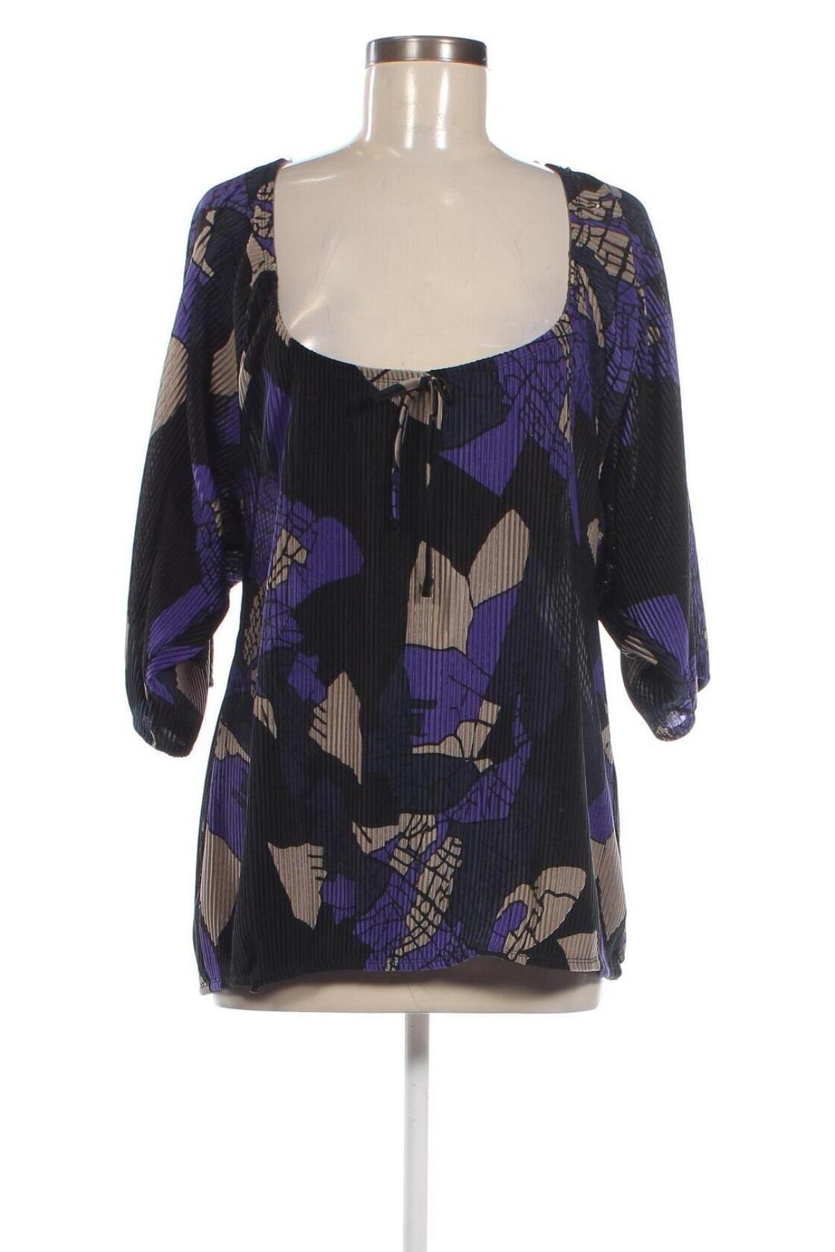 Дамска блуза Numph, Размер M, Цвят Многоцветен, Цена 23,20 лв.