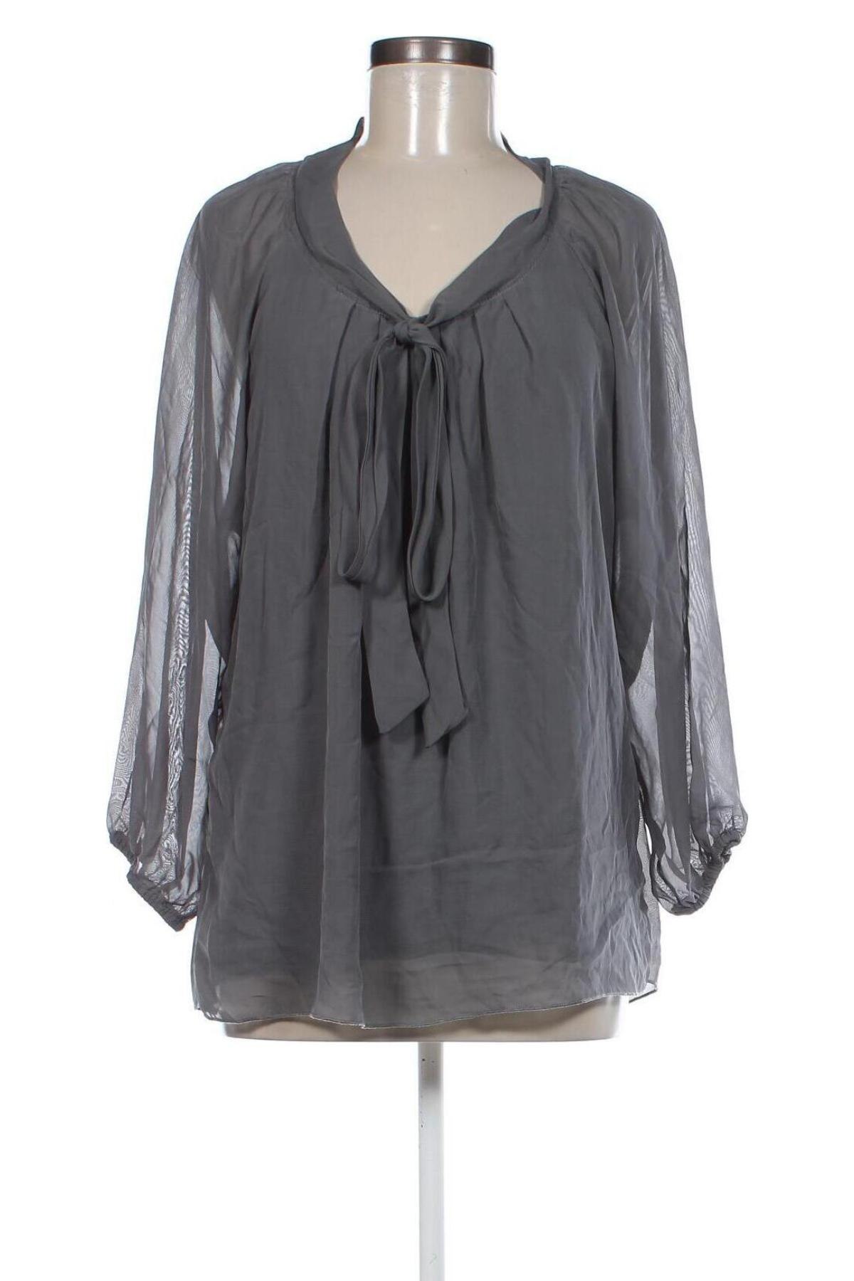 Γυναικεία μπλούζα Odyssee, Μέγεθος XL, Χρώμα Γκρί, Τιμή 4,70 €
