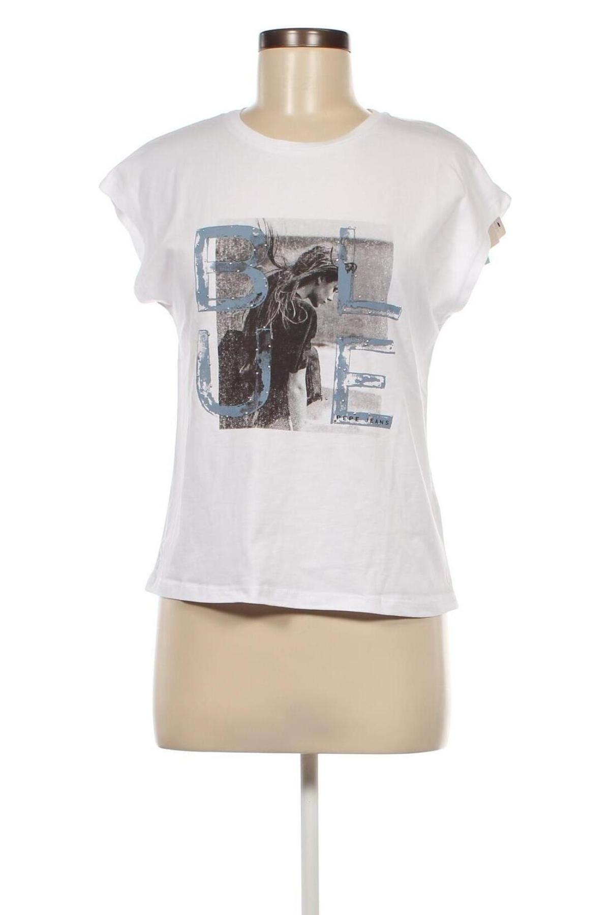 Damen Shirt Pepe Jeans, Größe XS, Farbe Weiß, Preis 23,38 €