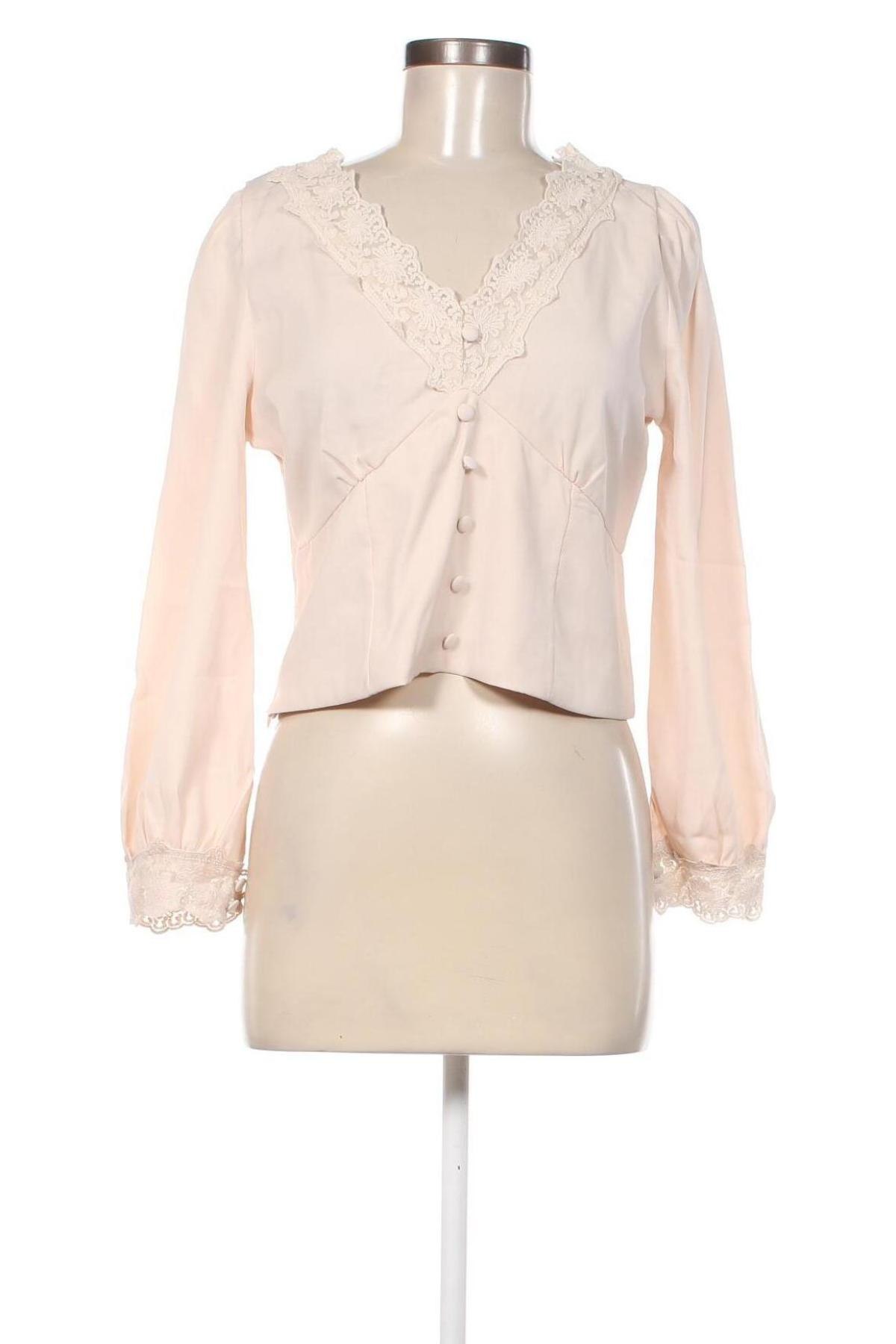 Дамска блуза SHEIN, Размер L, Цвят Бежов, Цена 10,73 лв.