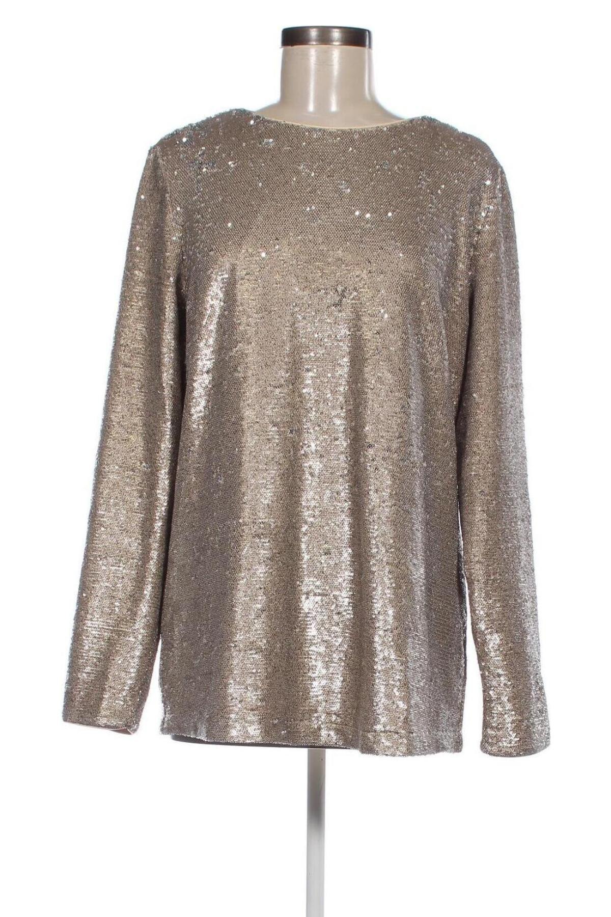 Γυναικεία μπλούζα Sarah Kern, Μέγεθος XL, Χρώμα Χρυσαφί, Τιμή 8,41 €