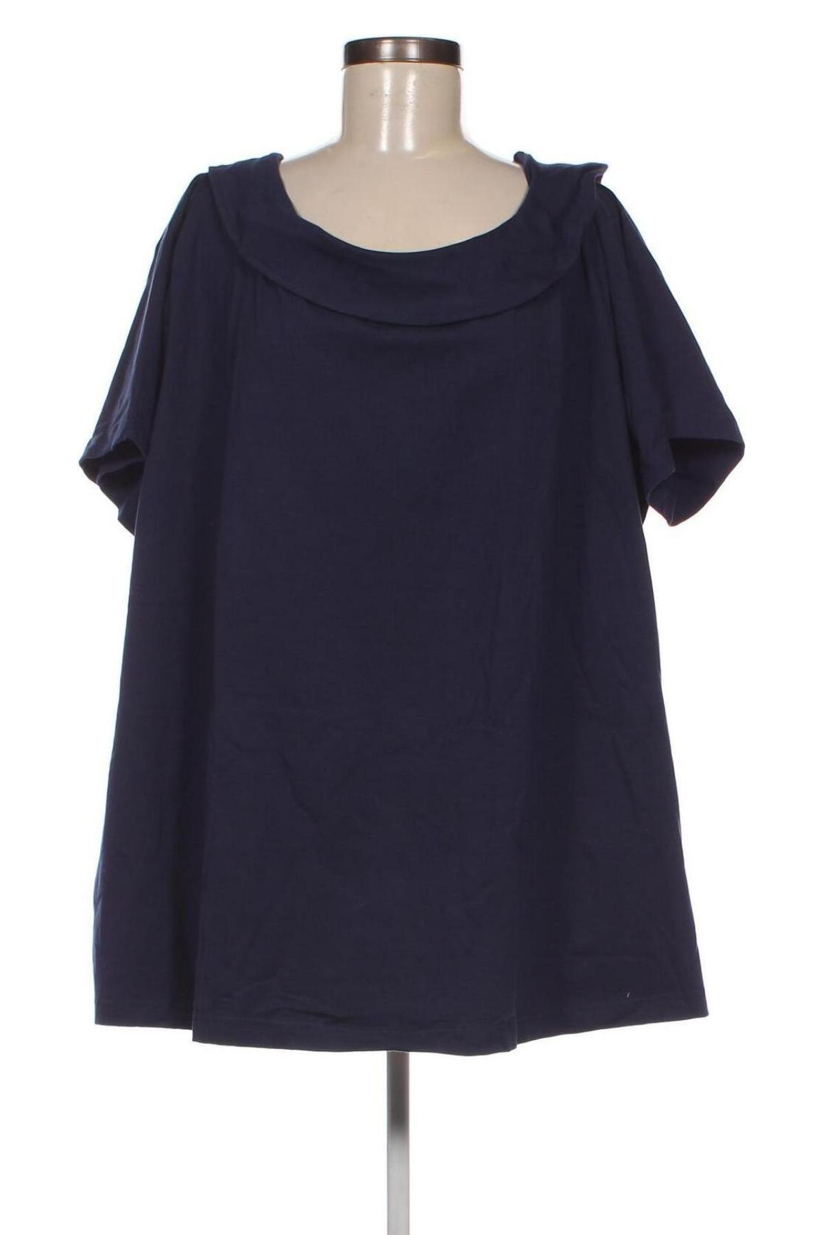 Дамска блуза Sheego, Размер 4XL, Цвят Син, Цена 60,06 лв.