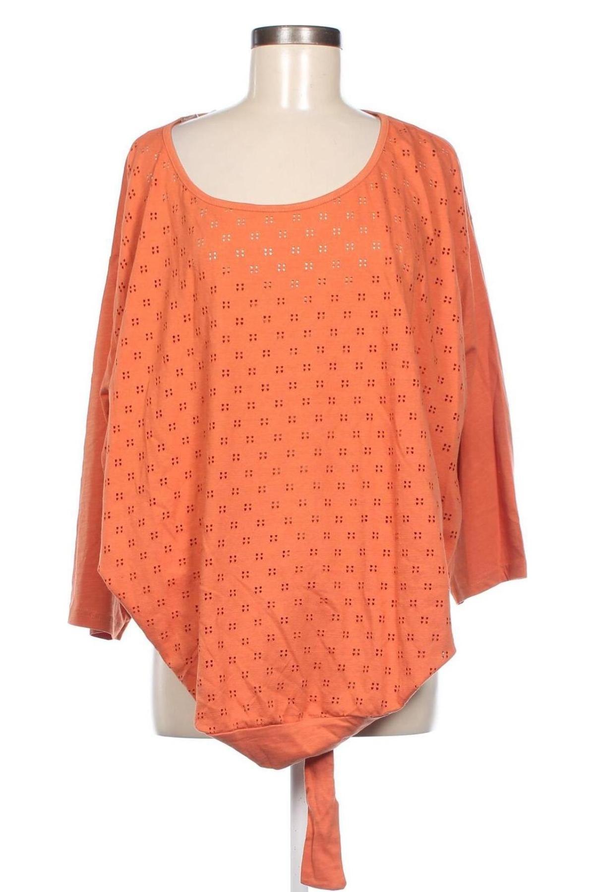 Damen Shirt Sheego, Größe XXL, Farbe Orange, Preis 20,64 €