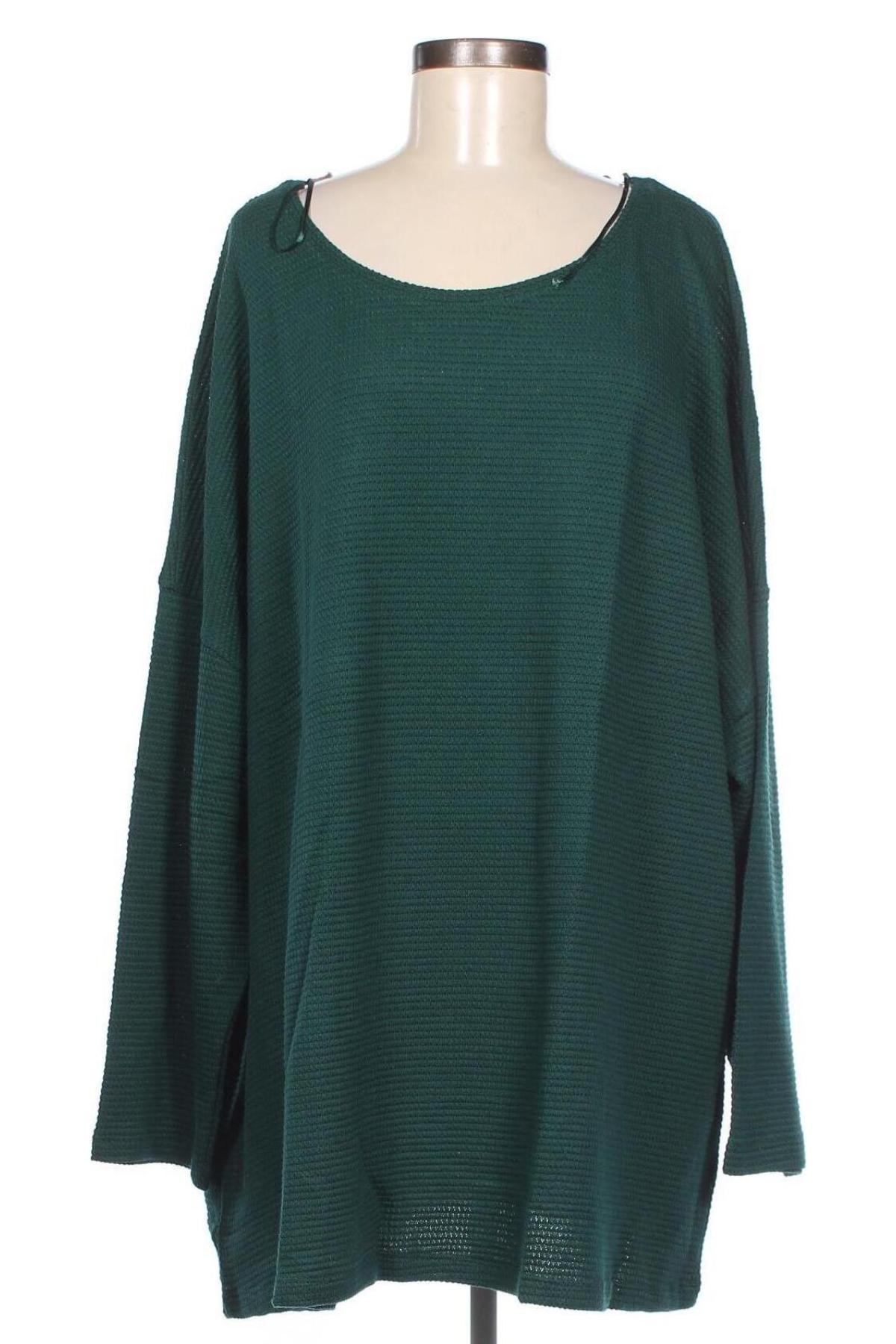 Bluză de femei Sheego, Mărime 4XL, Culoare Verde, Preț 177,30 Lei