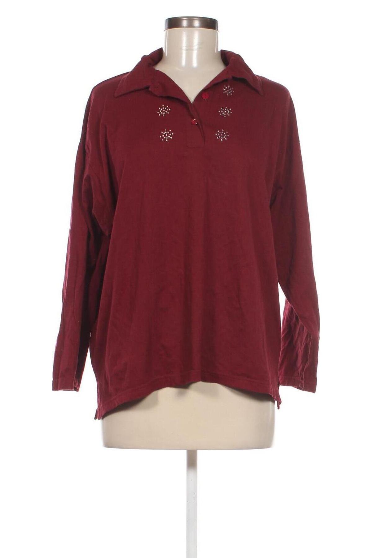 Damen Shirt Sherpa, Größe L, Farbe Rot, Preis 10,20 €