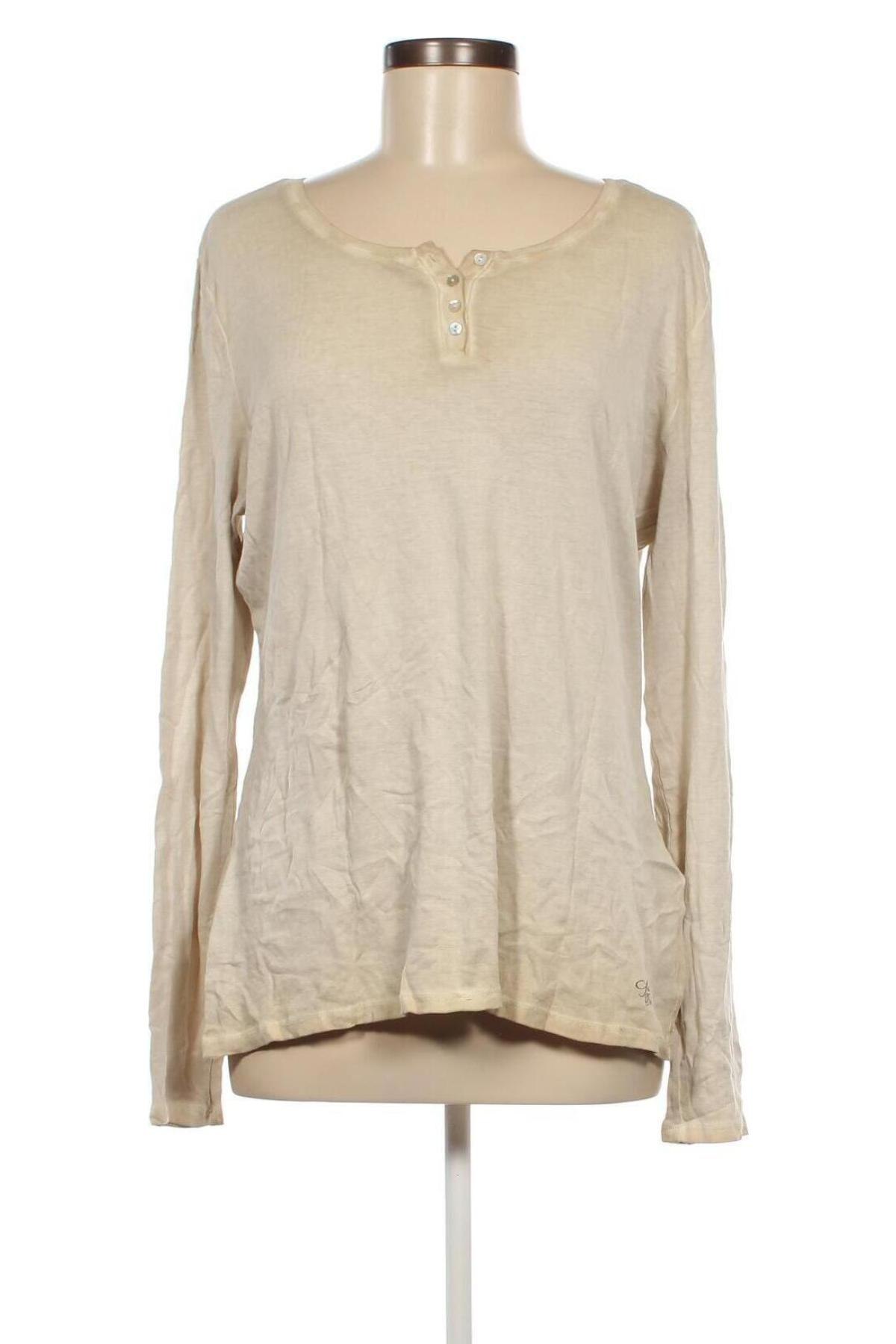 Γυναικεία μπλούζα Soccx, Μέγεθος XL, Χρώμα Εκρού, Τιμή 26,72 €