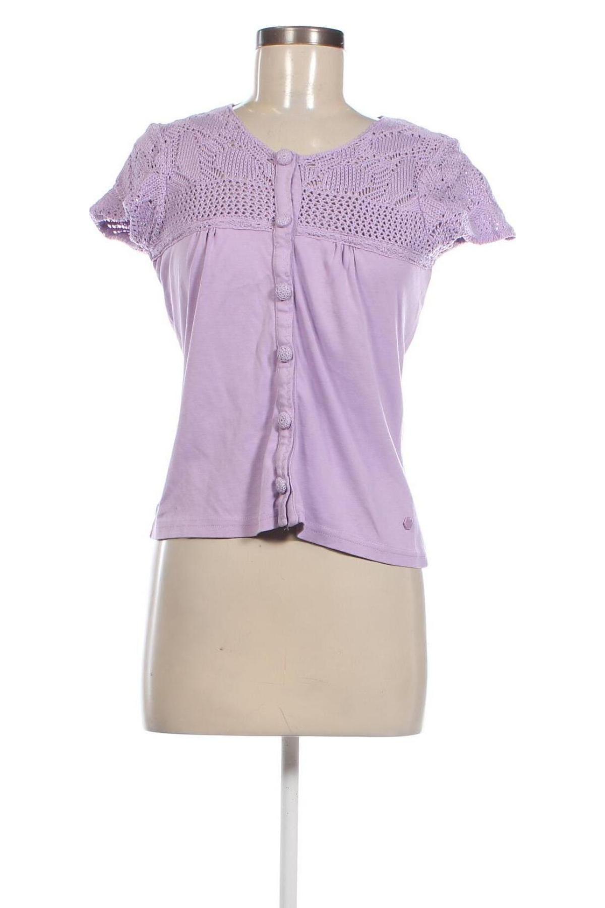 Damen Shirt Street One, Größe M, Farbe Lila, Preis € 10,64
