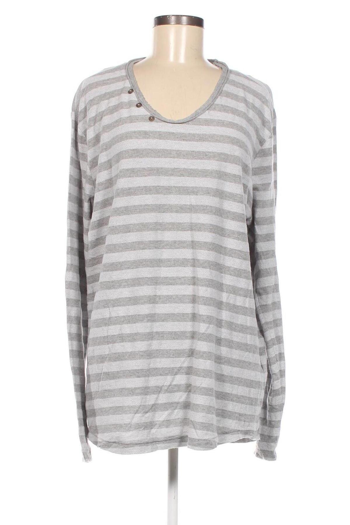 Γυναικεία μπλούζα Tom Tailor, Μέγεθος XXL, Χρώμα Γκρί, Τιμή 13,88 €