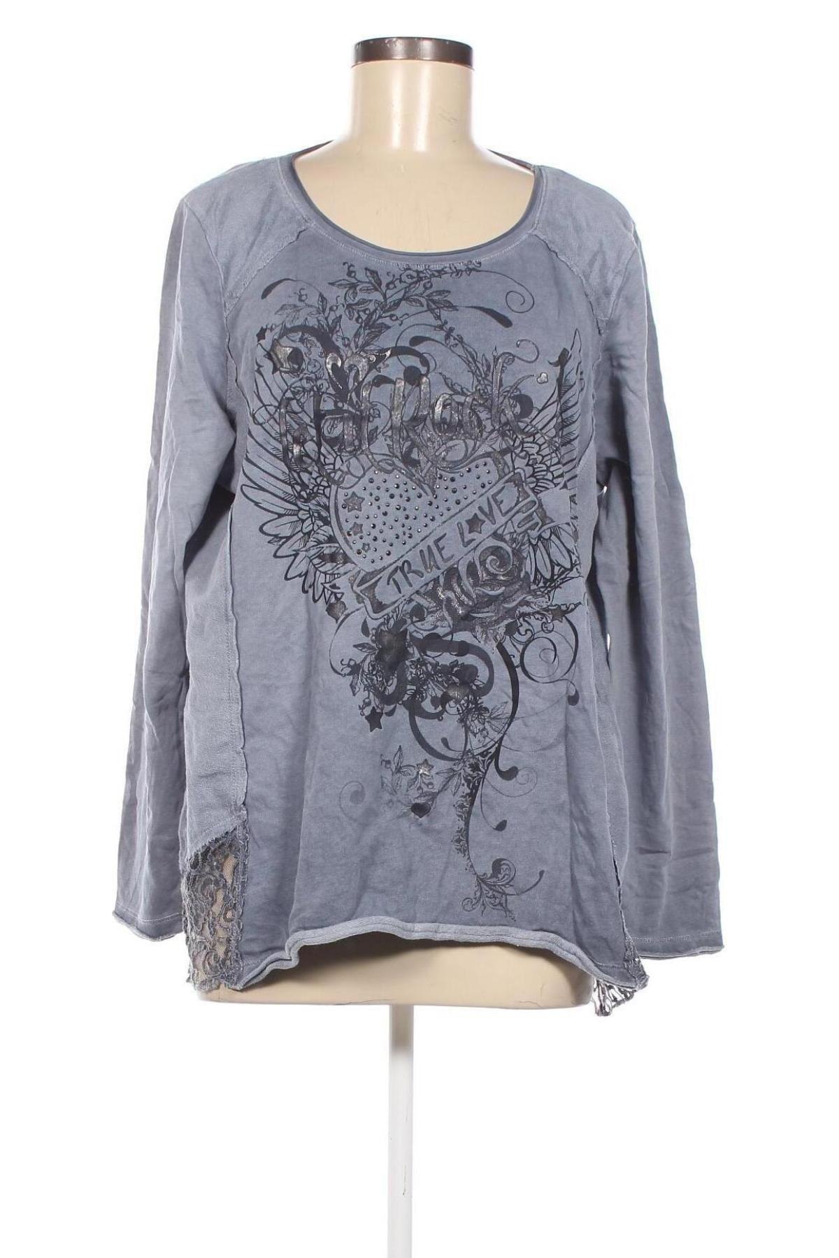 Γυναικεία μπλούζα Tredy, Μέγεθος XL, Χρώμα Μπλέ, Τιμή 7,05 €