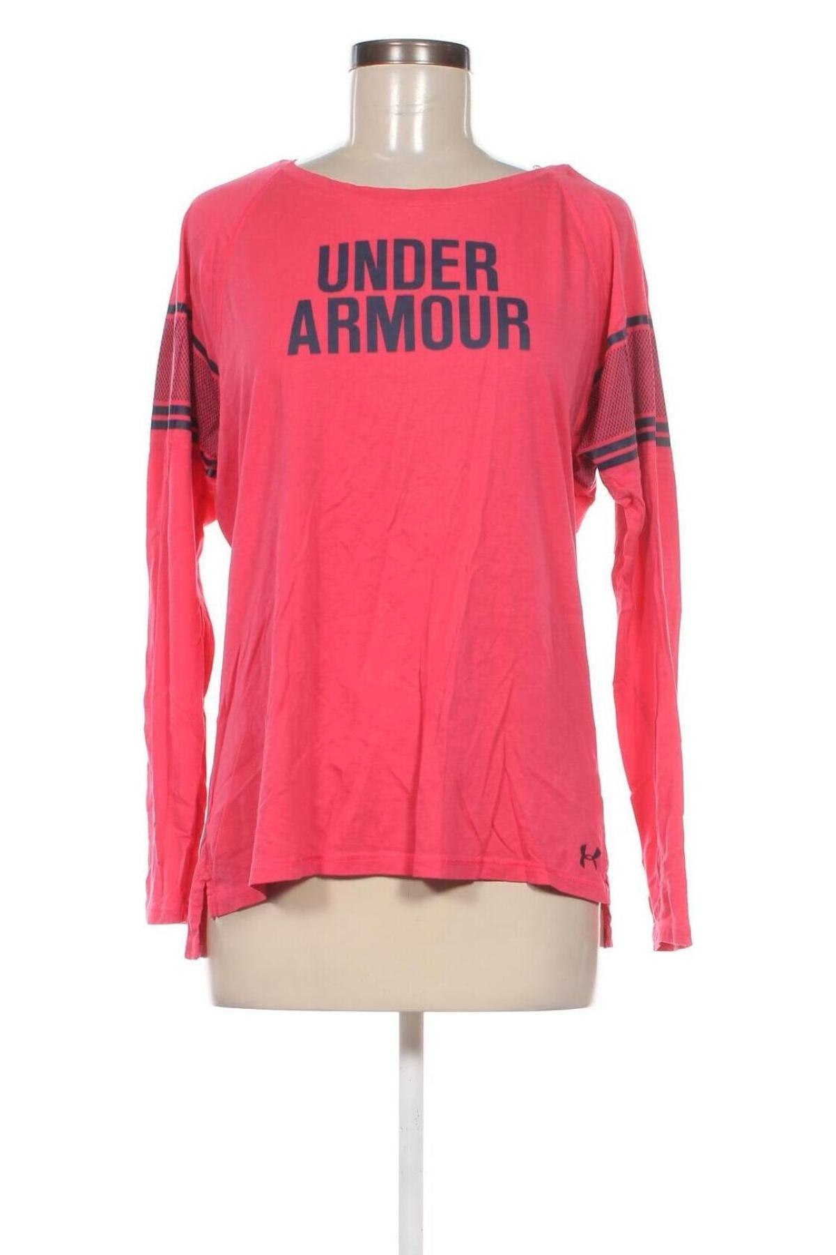 Дамска блуза Under Armour, Размер L, Цвят Розов, Цена 34,00 лв.