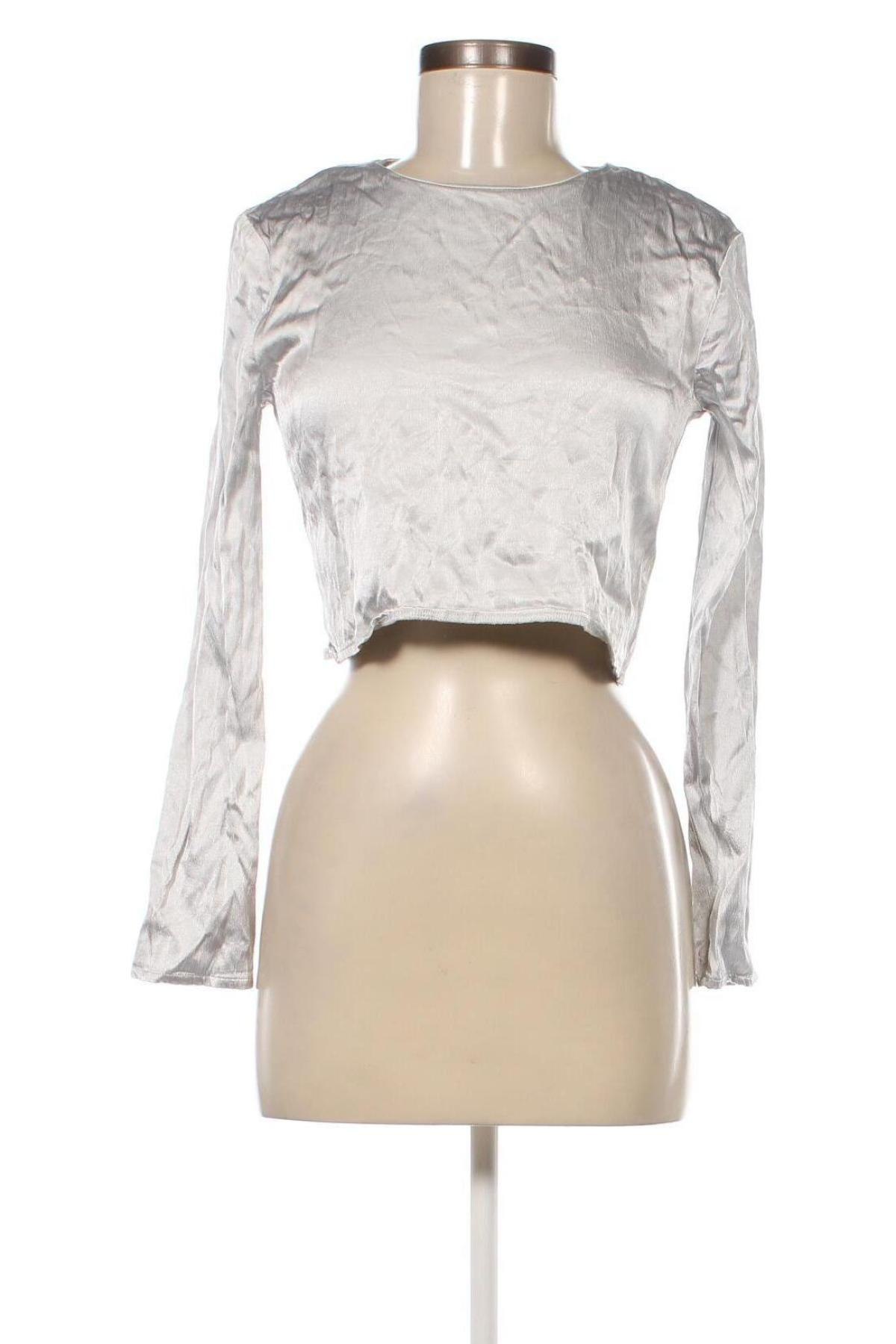 Damen Shirt Zara, Größe L, Farbe Silber, Preis 13,81 €