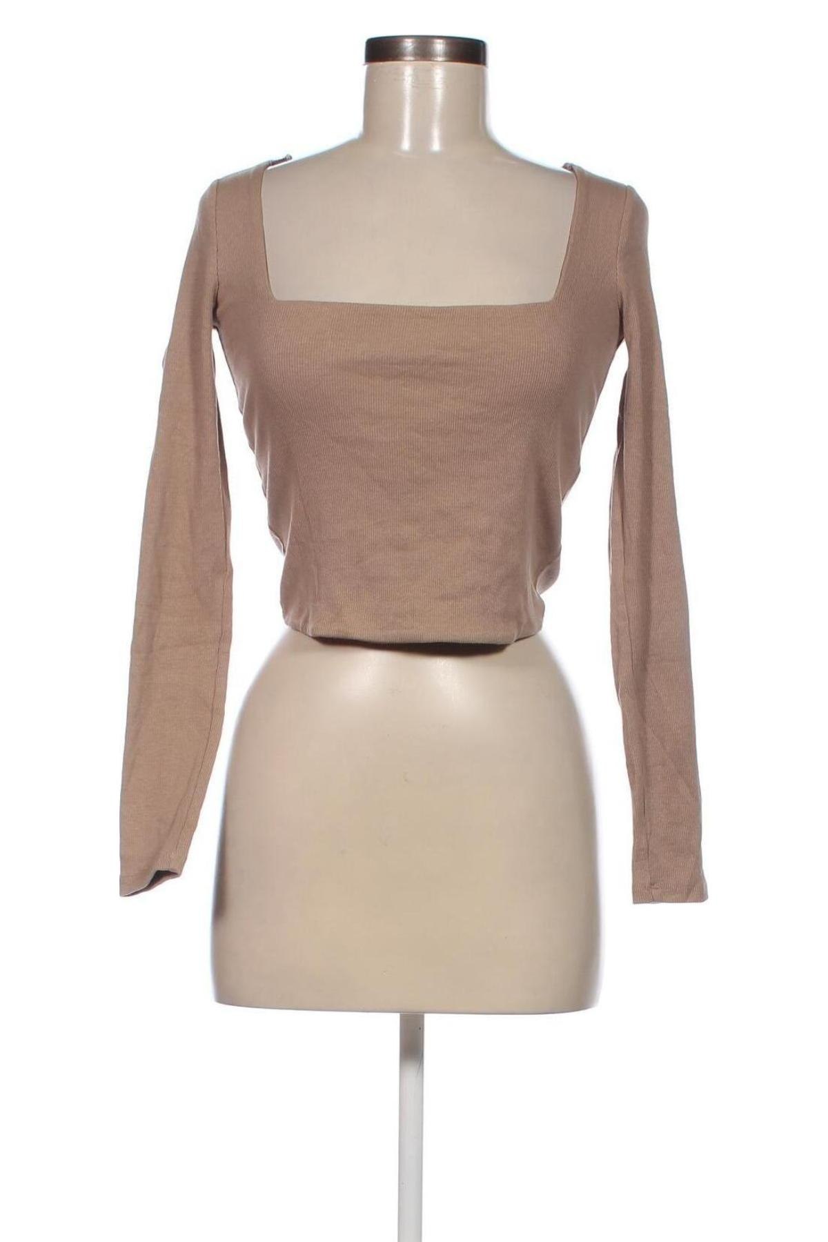 Damen Shirt Zara, Größe M, Farbe Beige, Preis 3,76 €