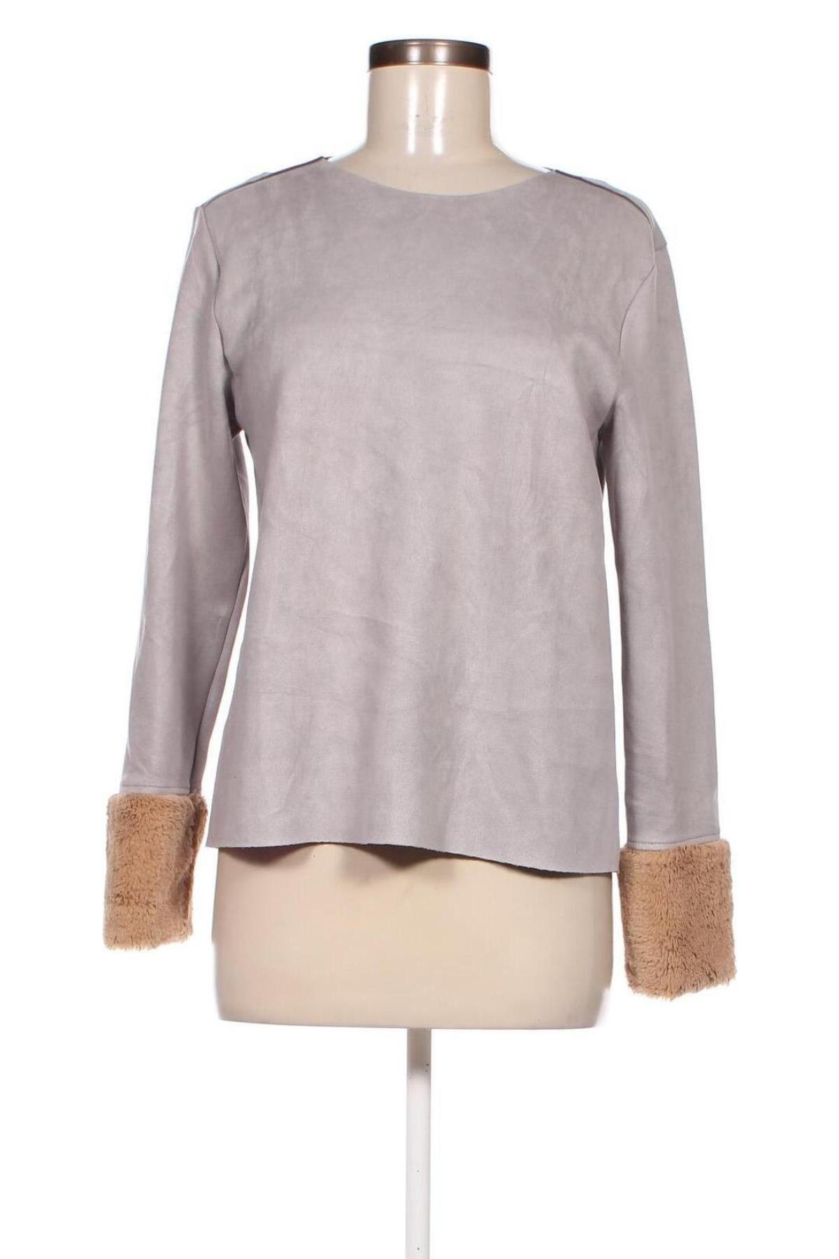 Damen Shirt Zara, Größe M, Farbe Grau, Preis 18,79 €