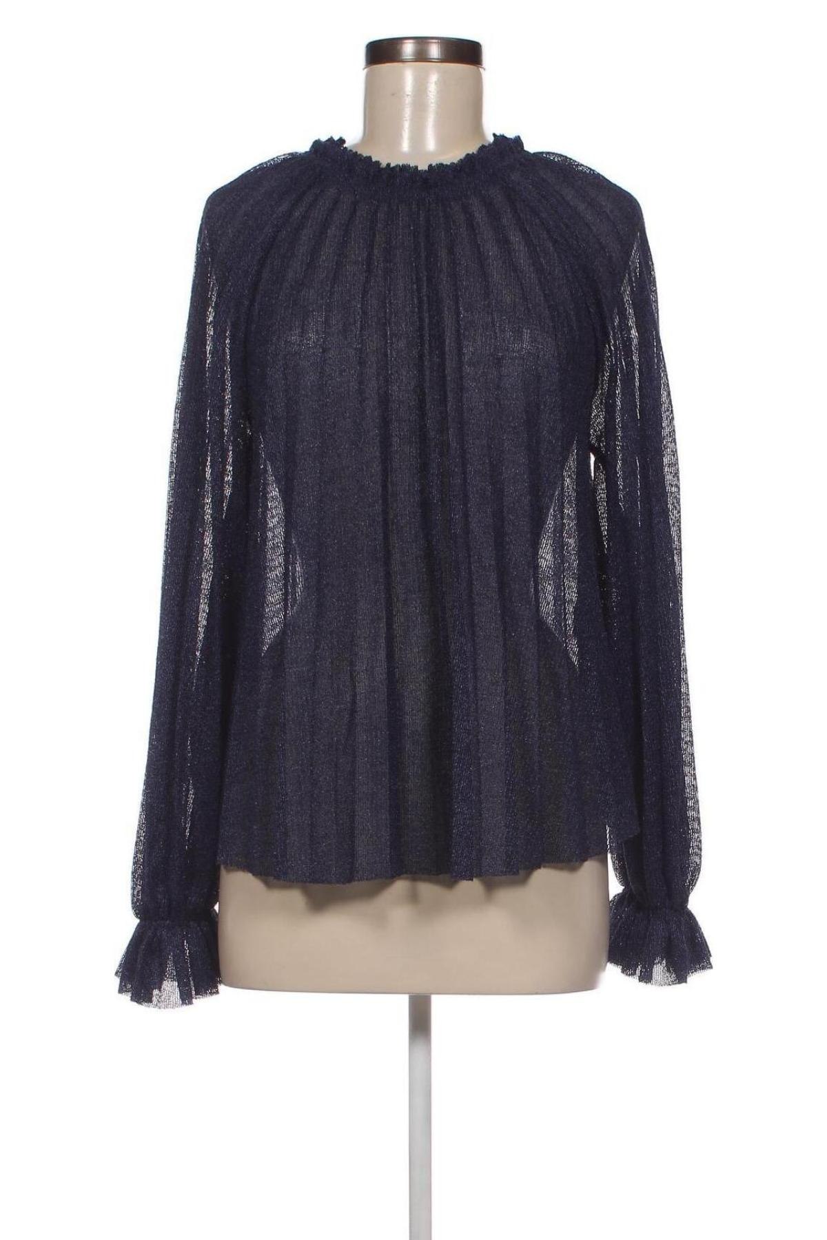 Γυναικεία μπλούζα Zara, Μέγεθος L, Χρώμα Μπλέ, Τιμή 3,17 €