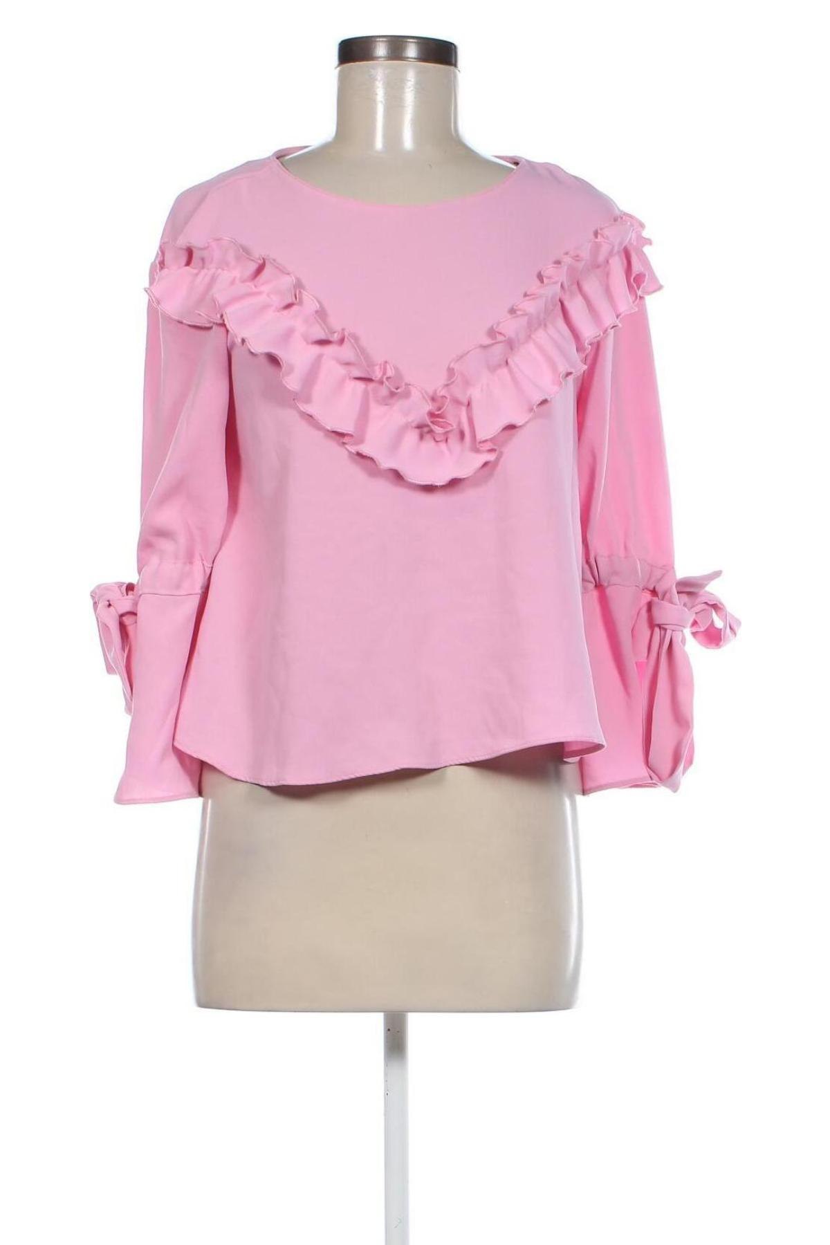 Bluză de femei Zara, Mărime M, Culoare Roz, Preț 88,82 Lei