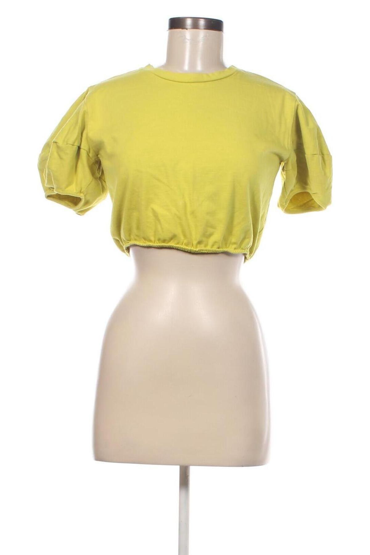 Дамска блуза Zara, Размер S, Цвят Зелен, Цена 10,20 лв.