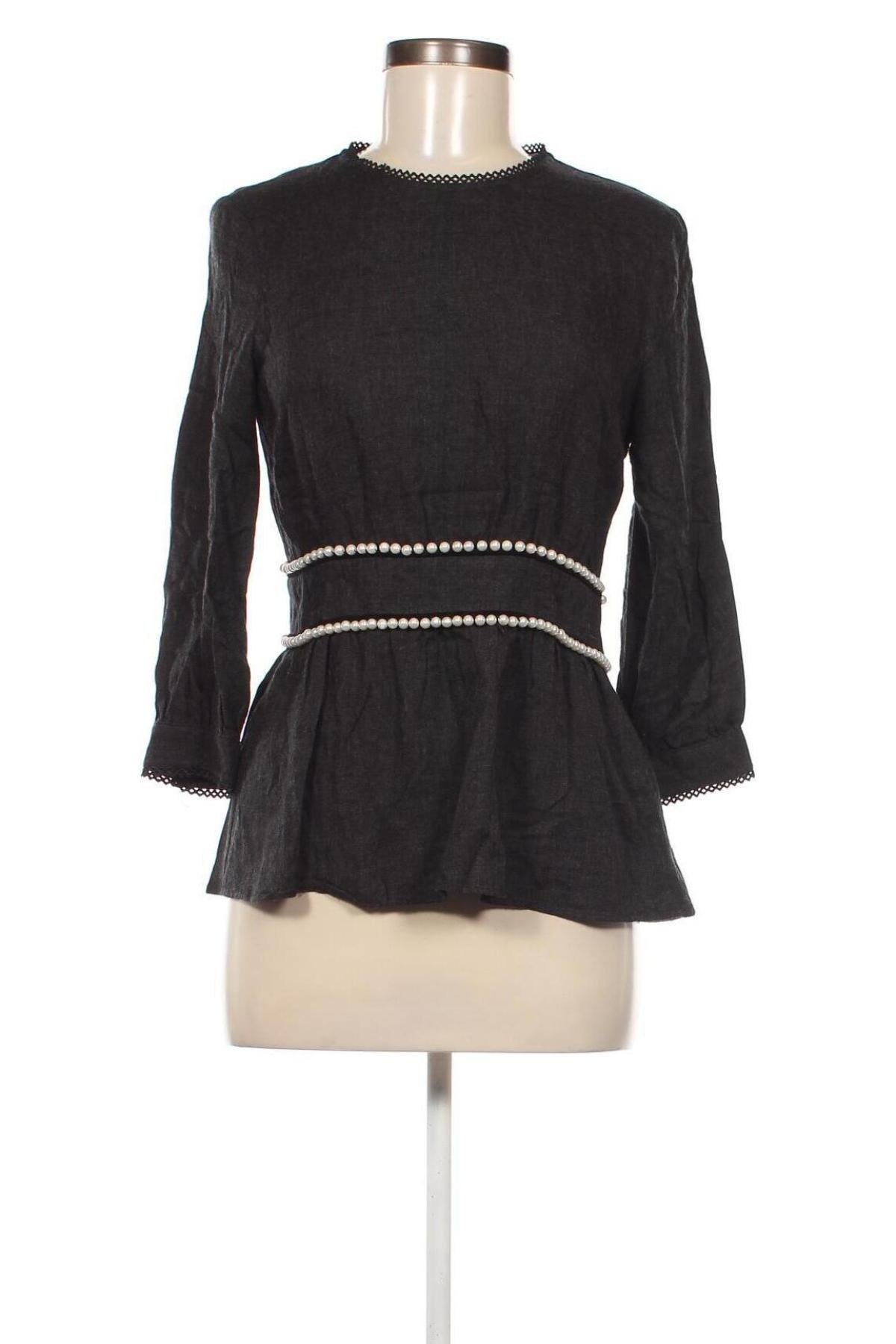 Damen Shirt Zara Trafaluc, Größe S, Farbe Grau, Preis 2,82 €