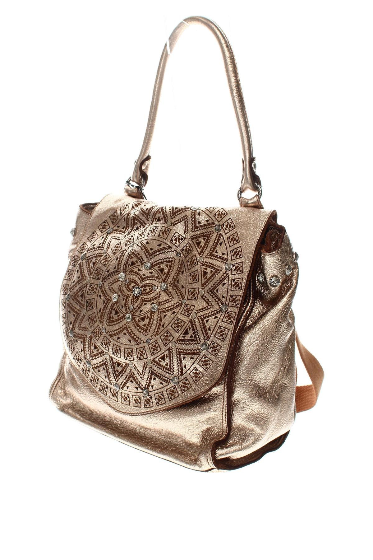 Γυναικεία τσάντα Campomaggi, Χρώμα Χρυσαφί, Τιμή 493,35 €
