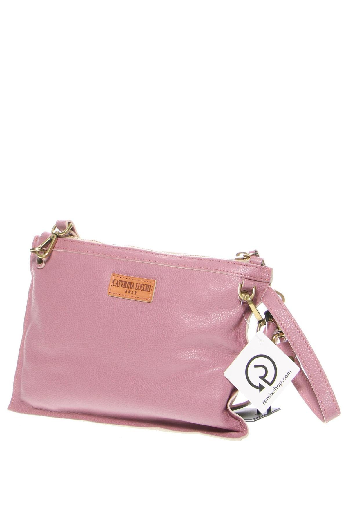 Дамска чанта Caterina Lucchi, Цвят Розов, Цена 483,65 лв.